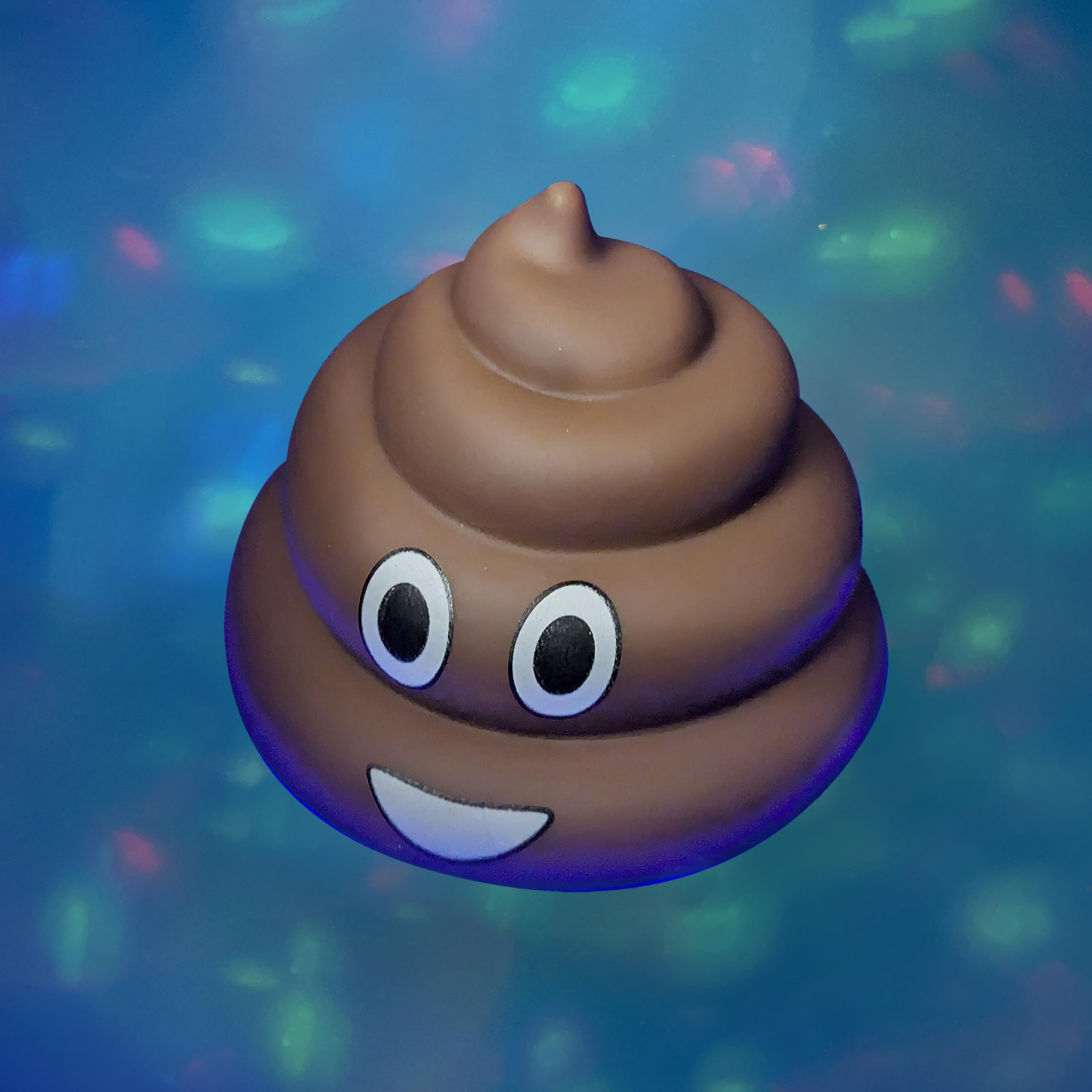 Party Pooper LED Light-up Poop Emoji Bath Toy - Waterproof Fun for Kids 36 Months+ 3