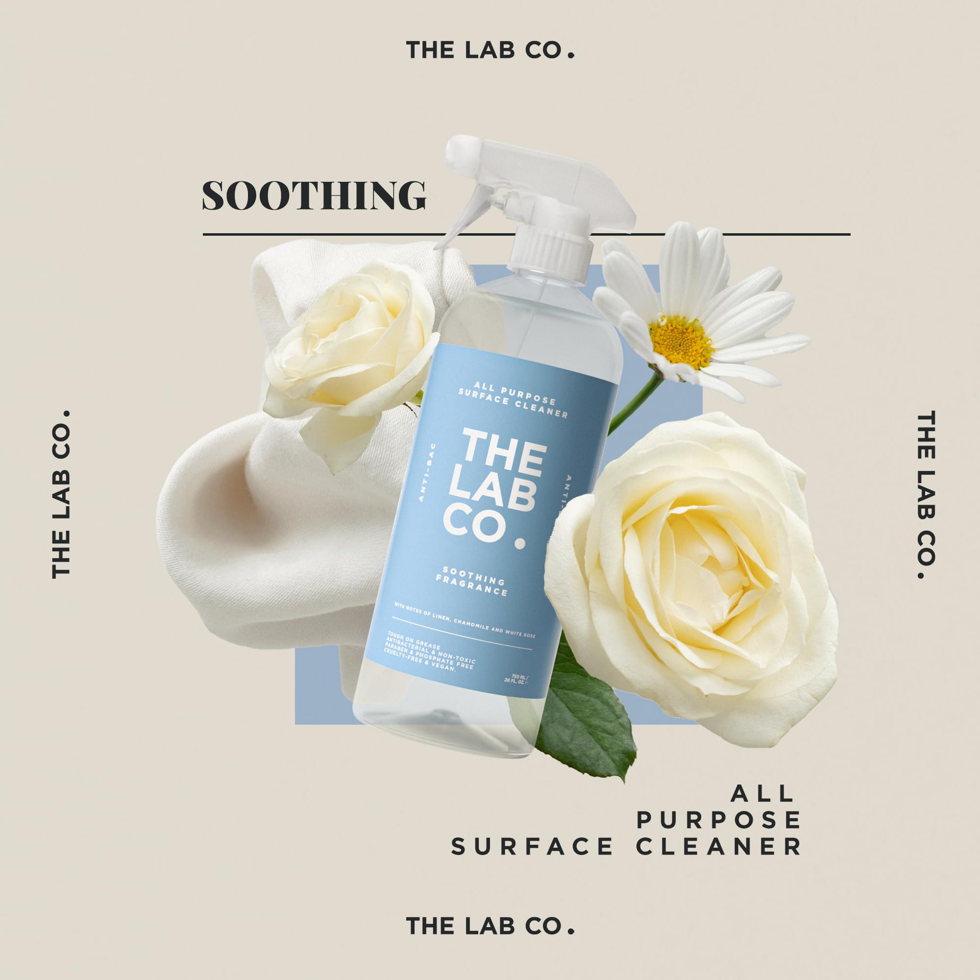 The Lab Co. Antibacterial All Purpose Cleaner - Multi Surface, Streak Free | 750 ml 2