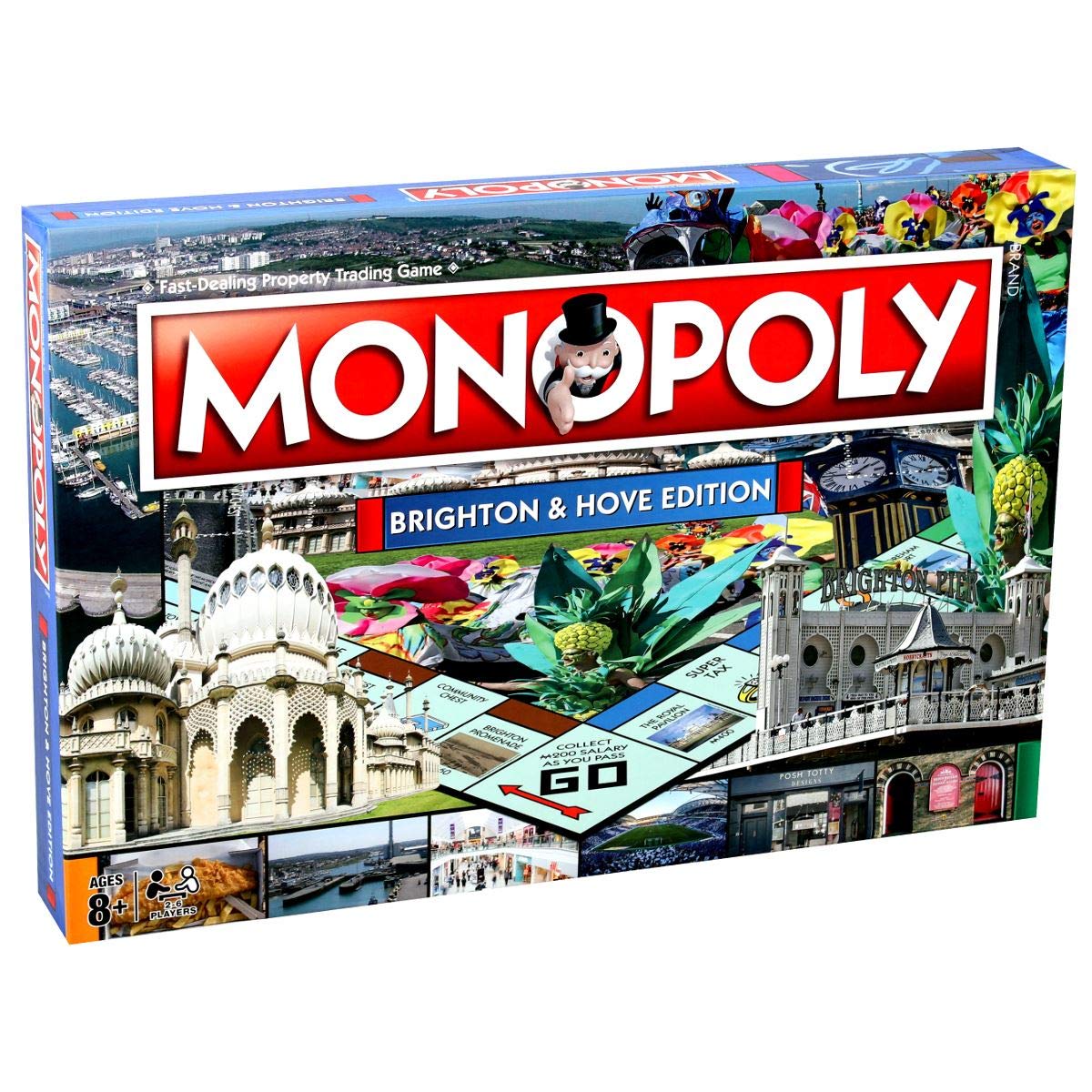 Winning Moves Monopoly Brighton Board Game | 2-6 Players | Ages 8+ | English