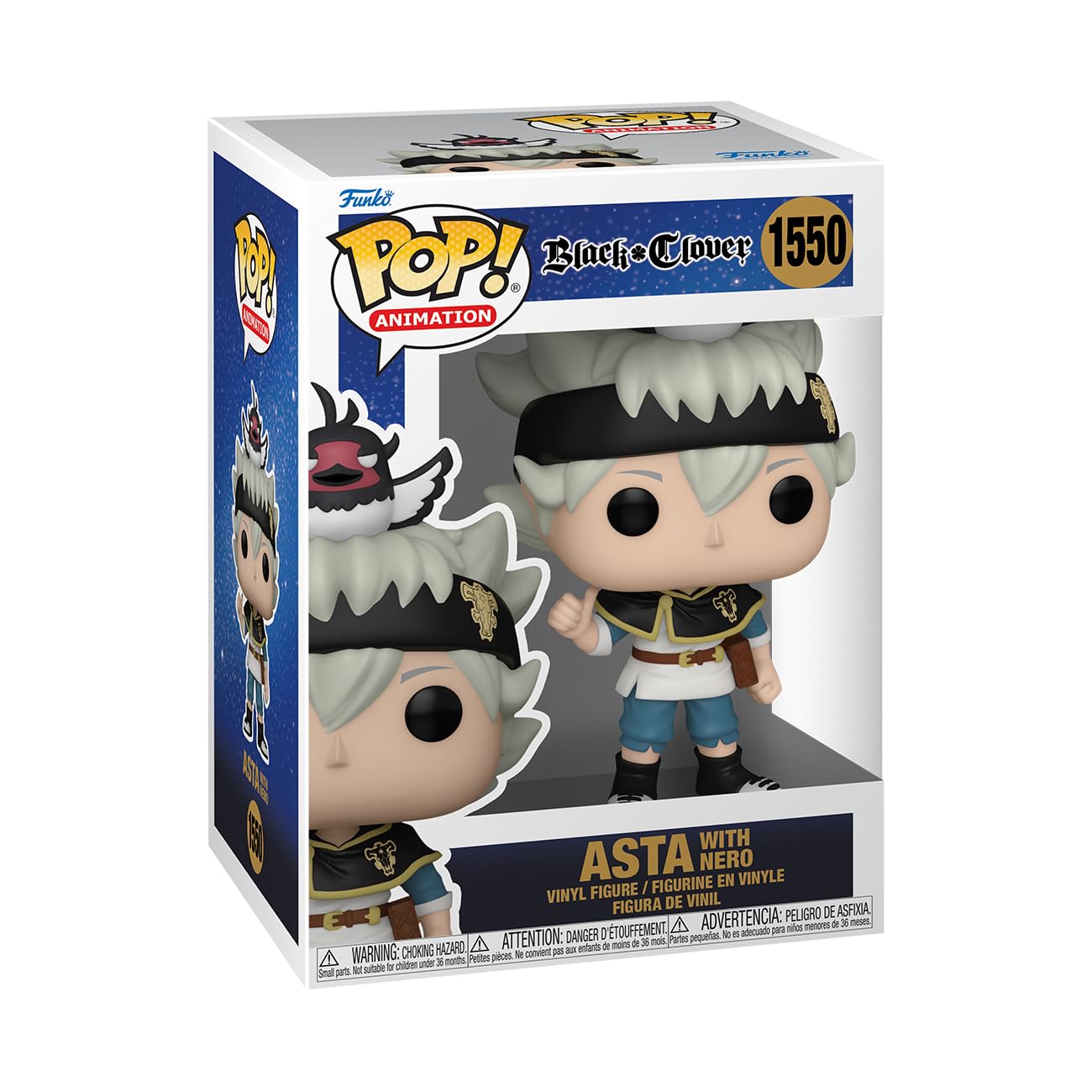 Funko POP! Animation: Black Clover - Asta With Nero Collectable Vinyl Figure | 3.75 Inches 1