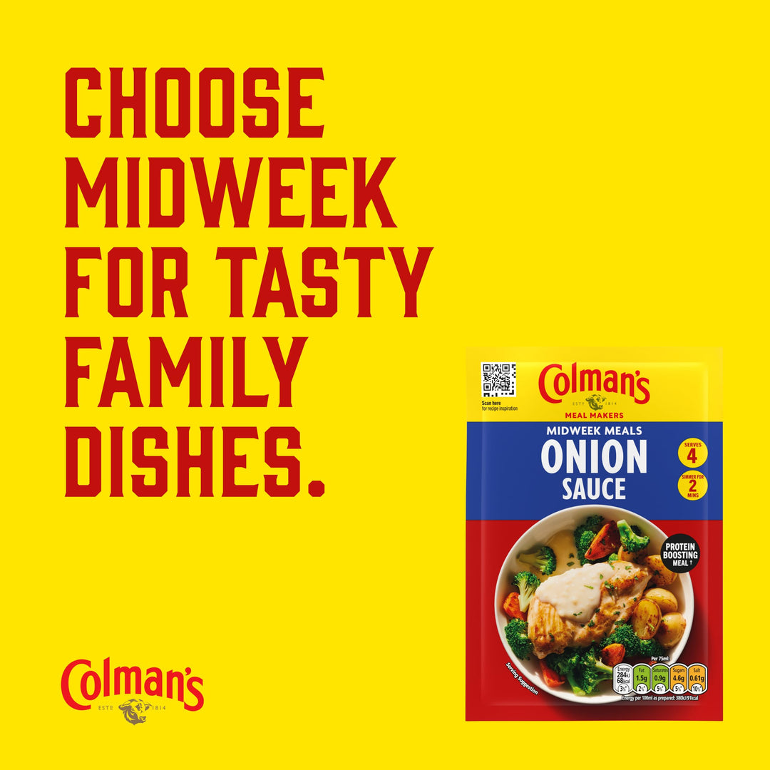 Colman's - Onion Sauce Mix with Herbs and Spices for Midweek Meals