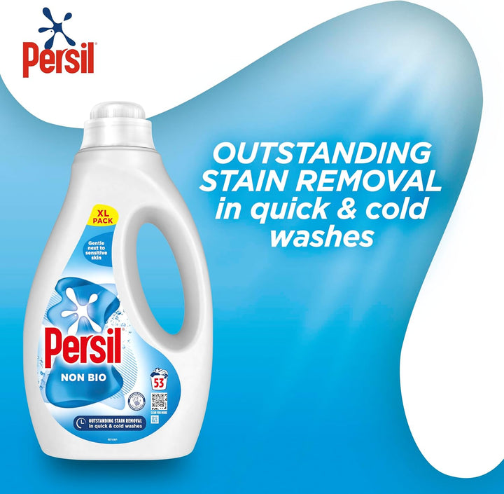 Persil - Non Bio Laundry Washing Liquid Detergent (1.43 kg)