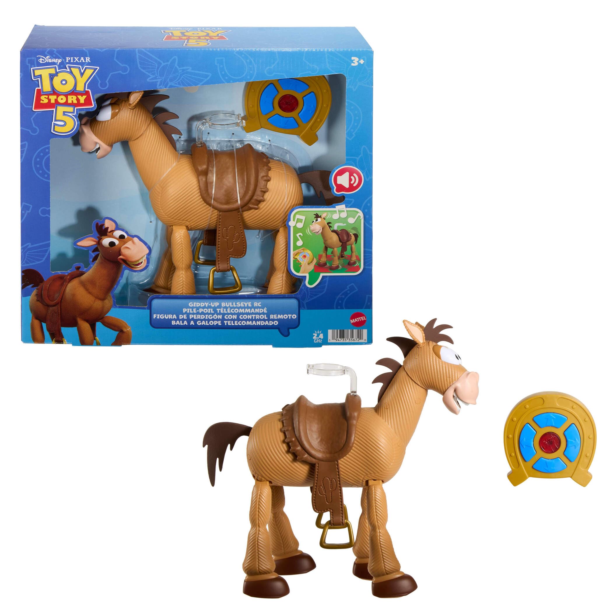 Mattel Toy Story 5 Giddy-Up Bullseye RC Figure | 12-Inch Scale | Sound & Interactive 1