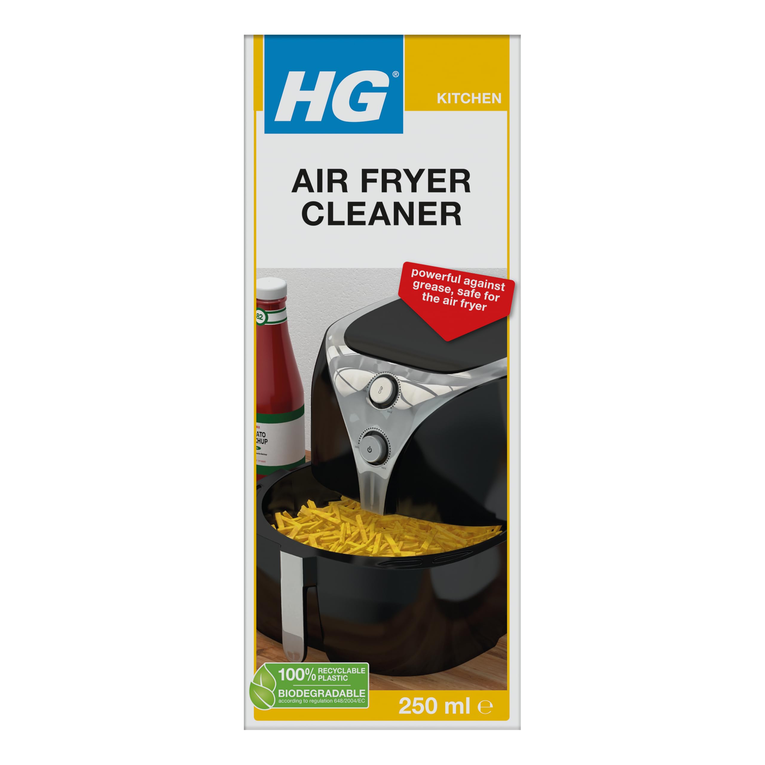 HG Air Fryer Cleaner - Powerful Liquid for Caked-On Grease | 250 ml 1