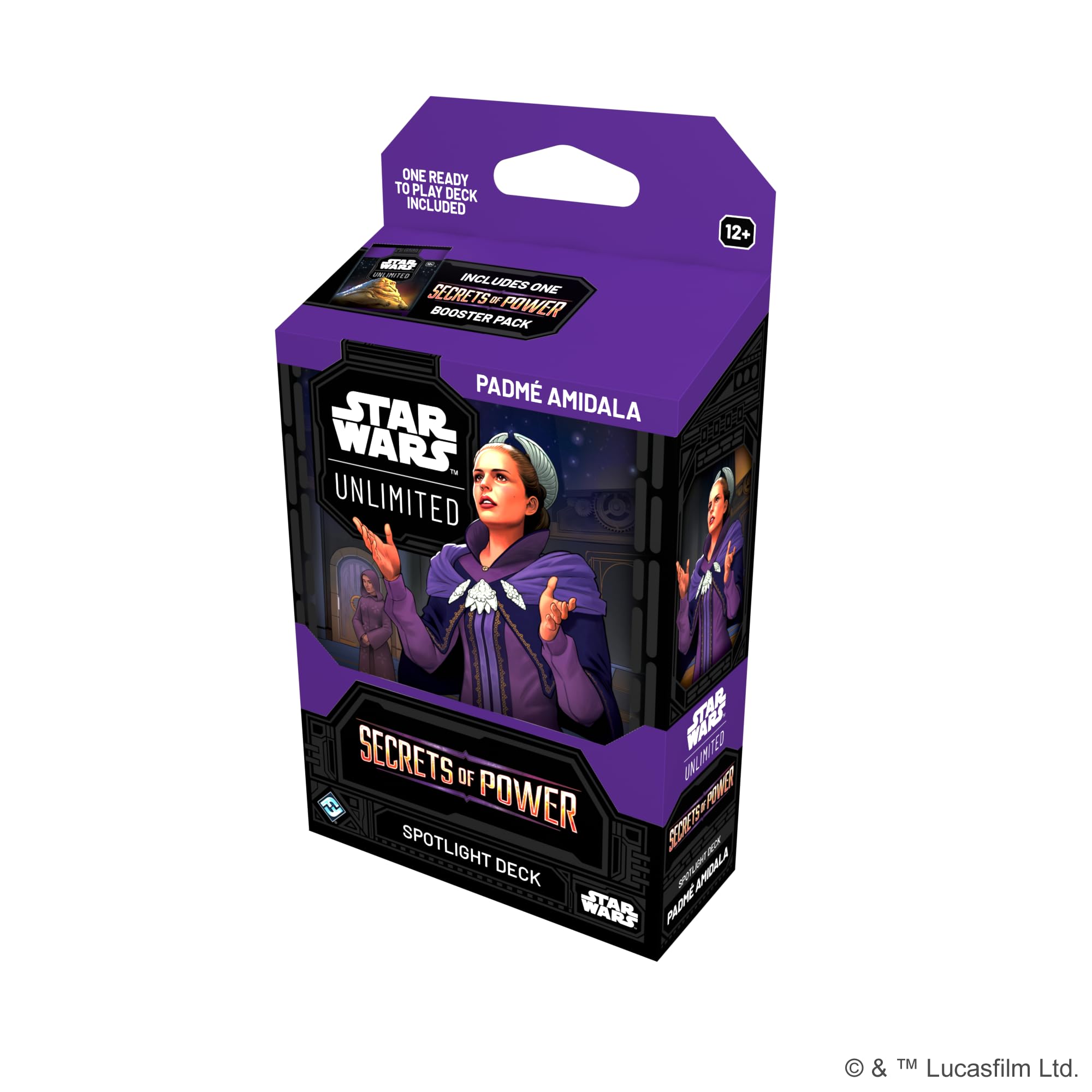 Asmodee Star Wars: Unlimited TCG Secrets of Power Spotlight Deck Display | 6 Decks Included