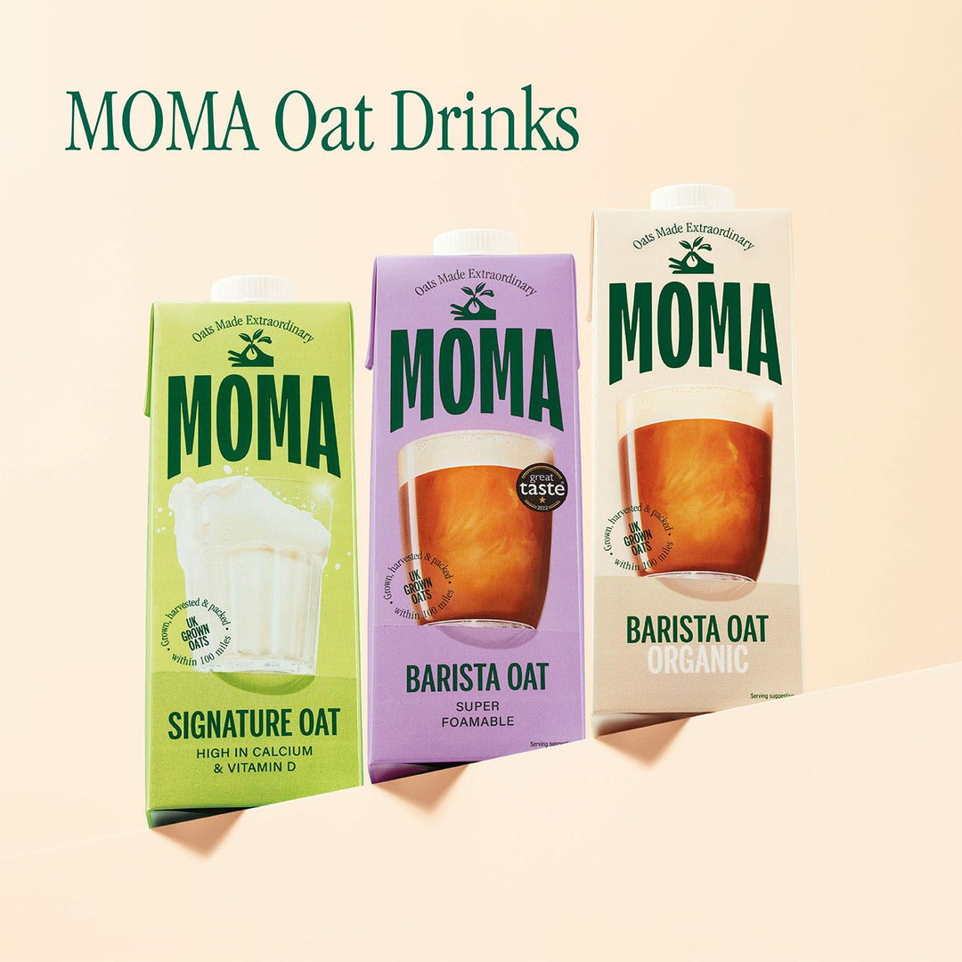 MOMA Signature Oat Drink - 1L - Plant-Based, Vegan, Calcium & Vitamin Enriched - Made with British Oats