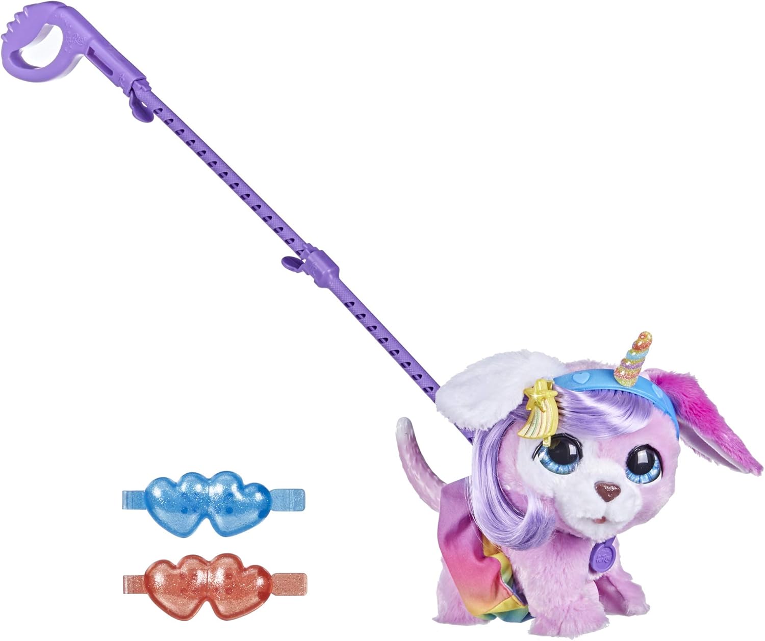 furReal Glamalots Interactive Pet Toy - Groom, Style & Walk with Sounds, 7 Accessories, Ages 4+ 2