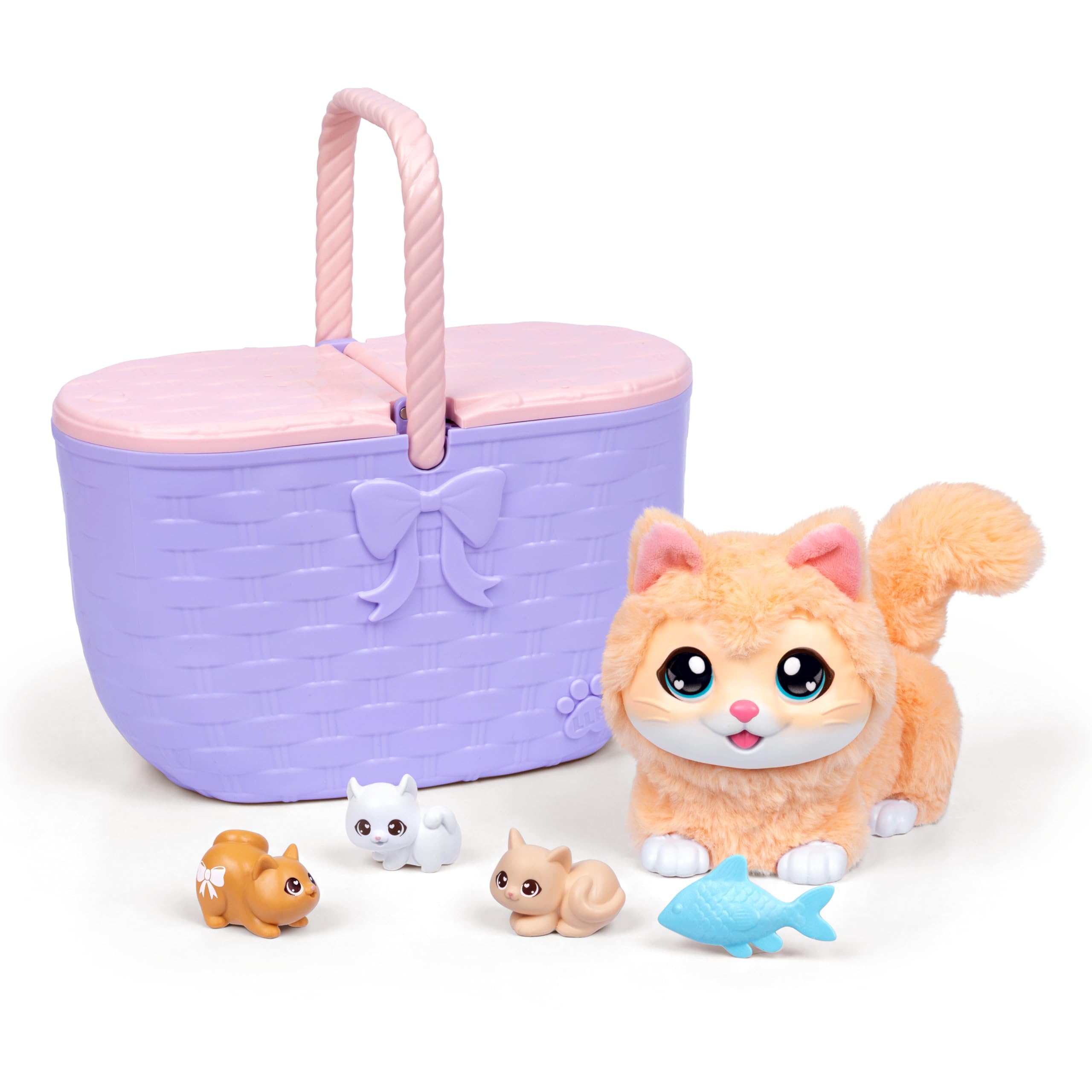 Little Live Pets Mama Surprise Kittens Playset | Interactive Mama with 15+ Sounds | Ages 4+ 2