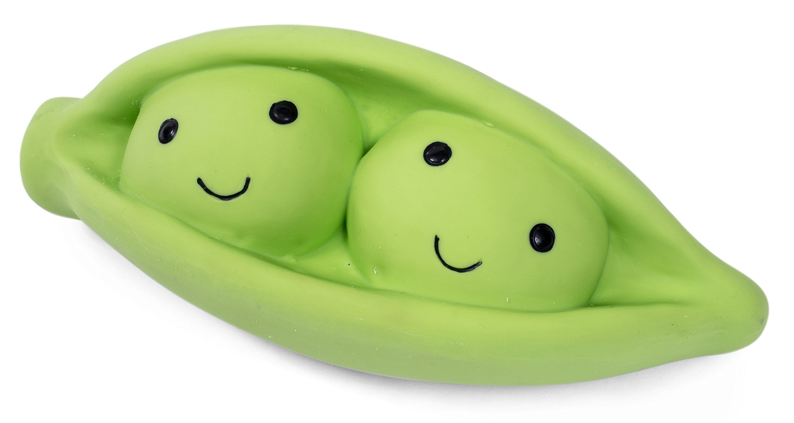 Petface Latex Pea Pod Soft Chew Dog Toy - Large Size | Built-in Squeaker | Natural Rubber 1