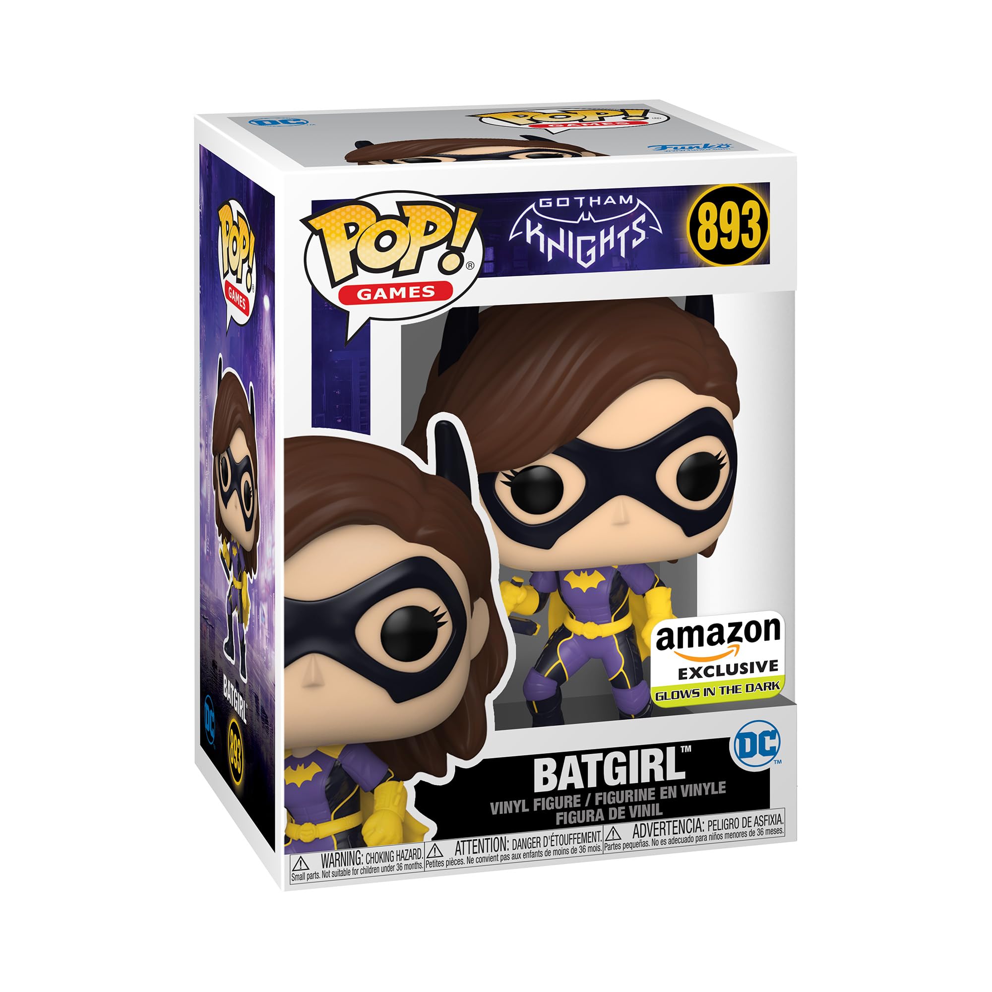 Funko Pop! Games: Gotham Knights - Batgirl Glow in the Dark Vinyl Figure (58175) - Amazon Exclusive 9