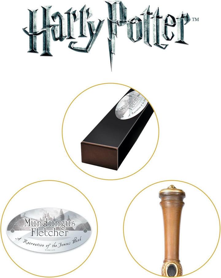 The Noble Collection Wizarding World - Harry Potter - Mundungus Fletcher Character Wand (30646)