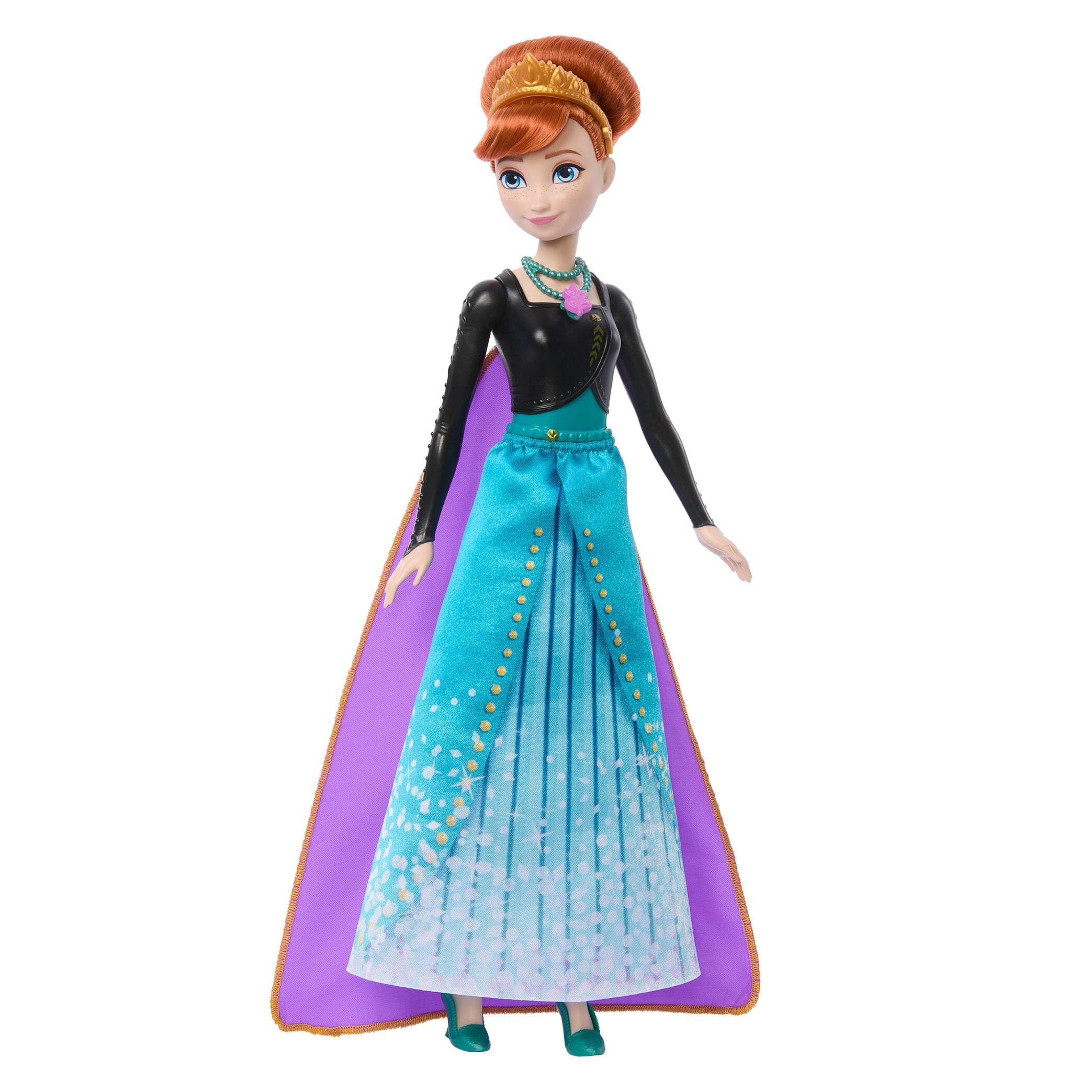 Mattel Disney Frozen Anna Fashion Doll with 8 Surprises, 12.5 inches, Multicolor 5