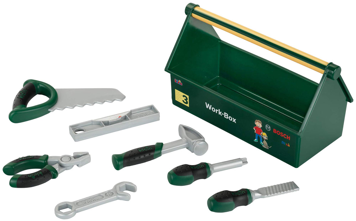 Theo Klein 7-Part Tool Kit - Toy Tools for Ages 3+ | Plastic Construction