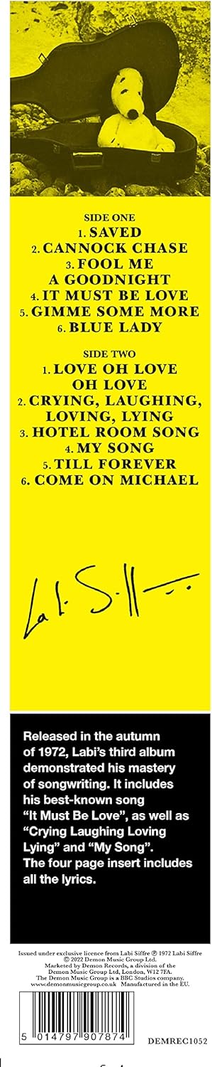 Labi Siffre - Crying Laughing Loving Lying (Half-Speed Master Edition) VINYL 2