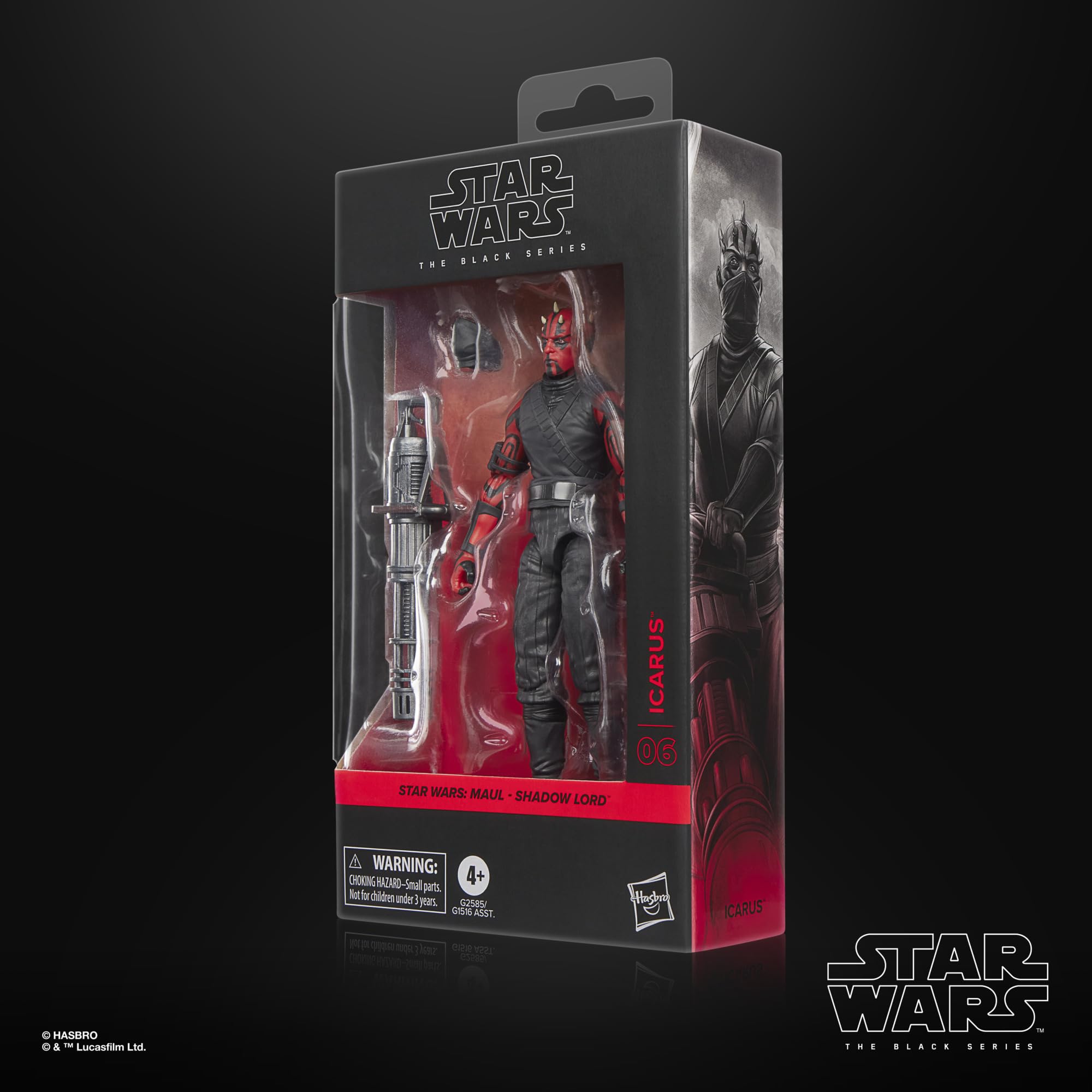 Star Wars The Black Series Icarus, Maul – Shadow Lord 15 cm Action Figure | Ages 4+ | Plastic 9