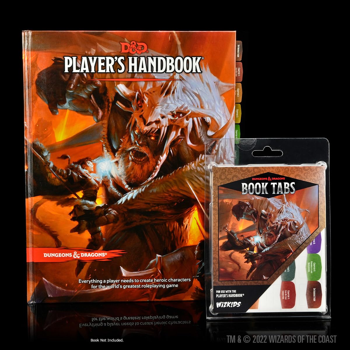 WizKids D&D Player's Handbook Book Tabs RPG Accessory | 168 Acrylic Tabs 8