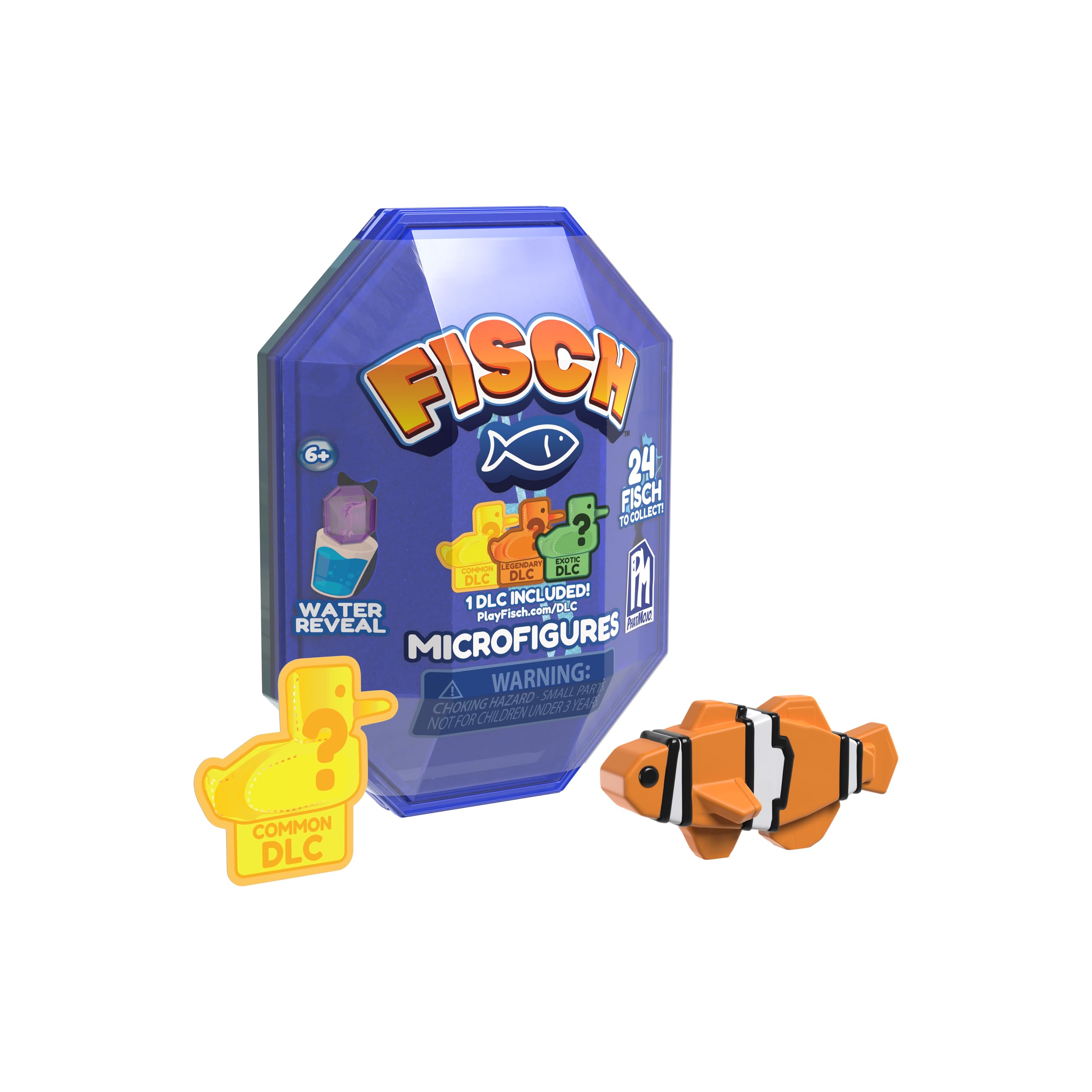 PhatMojo Fisch Microfigure 1-Pack Series 1 | Surprise Water Reveal | Collectible Plastic Figure 5