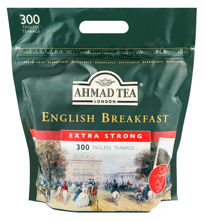 Ahmad Tea - English Breakfast Tea Extra Strong 300 Tagless Teabags