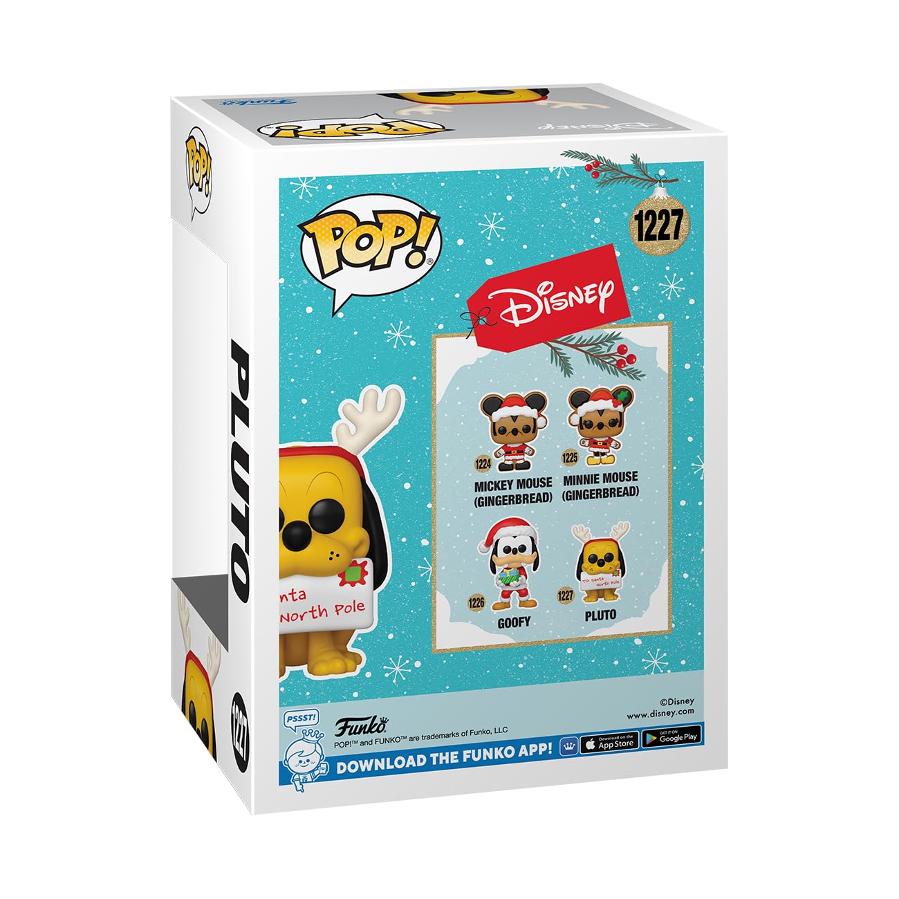 Funko Disney Holiday Pluto - Collectible Vinyl Figure | Approx. 3.75 Inches | Vinyl Material 3