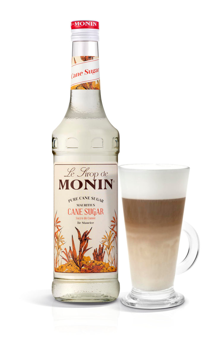 MONIN Pure Cane Sugar Syrup 700ml - Vegan, Allergen-Free Sweetener for Coffee, Cocktails & Beverages