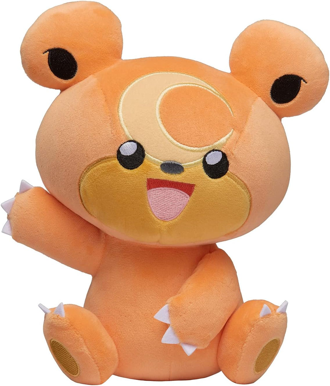 BANDAI Pokemon Teddiursa Plush Toy - 20cm Soft Stuffed Animal for Kids 2+