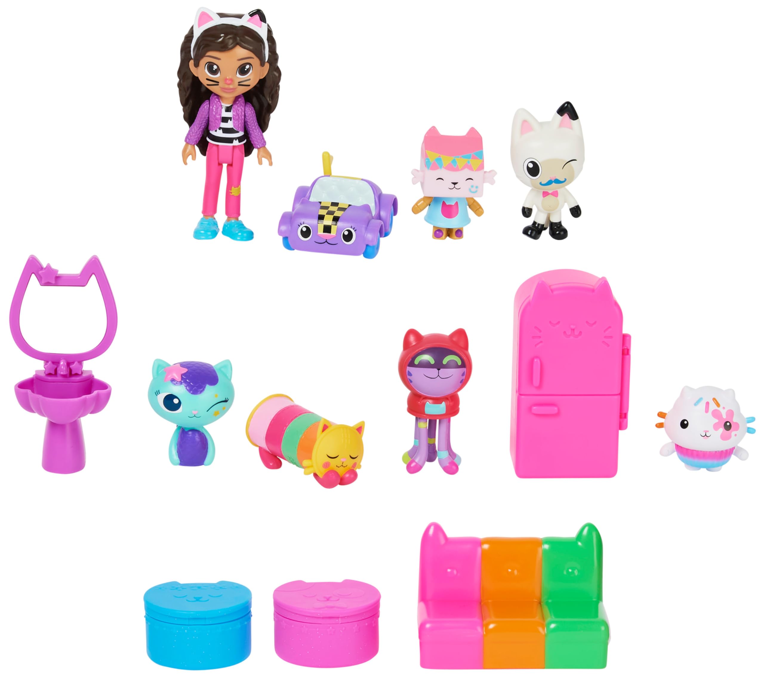 Gabby’s Dollhouse Surprise Pack - 8 Toy Figures & Dollhouse Playset for Kids 3+ 2