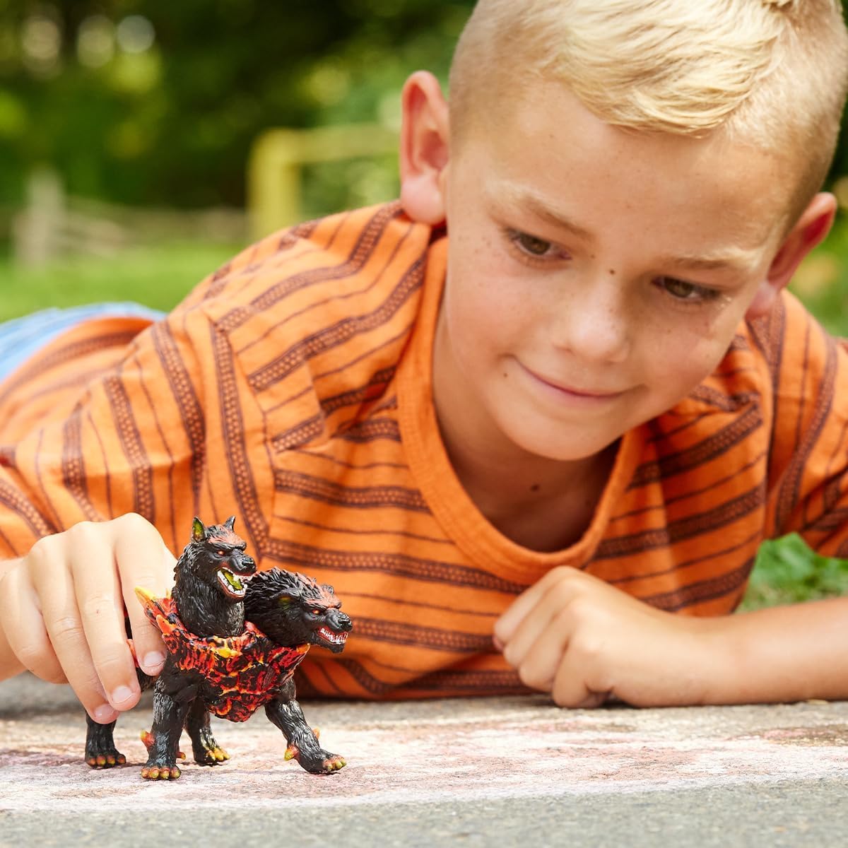 Schleich Eldrador Lava Monster Hellhound Action Figure | Ages 7+ | Model 42451