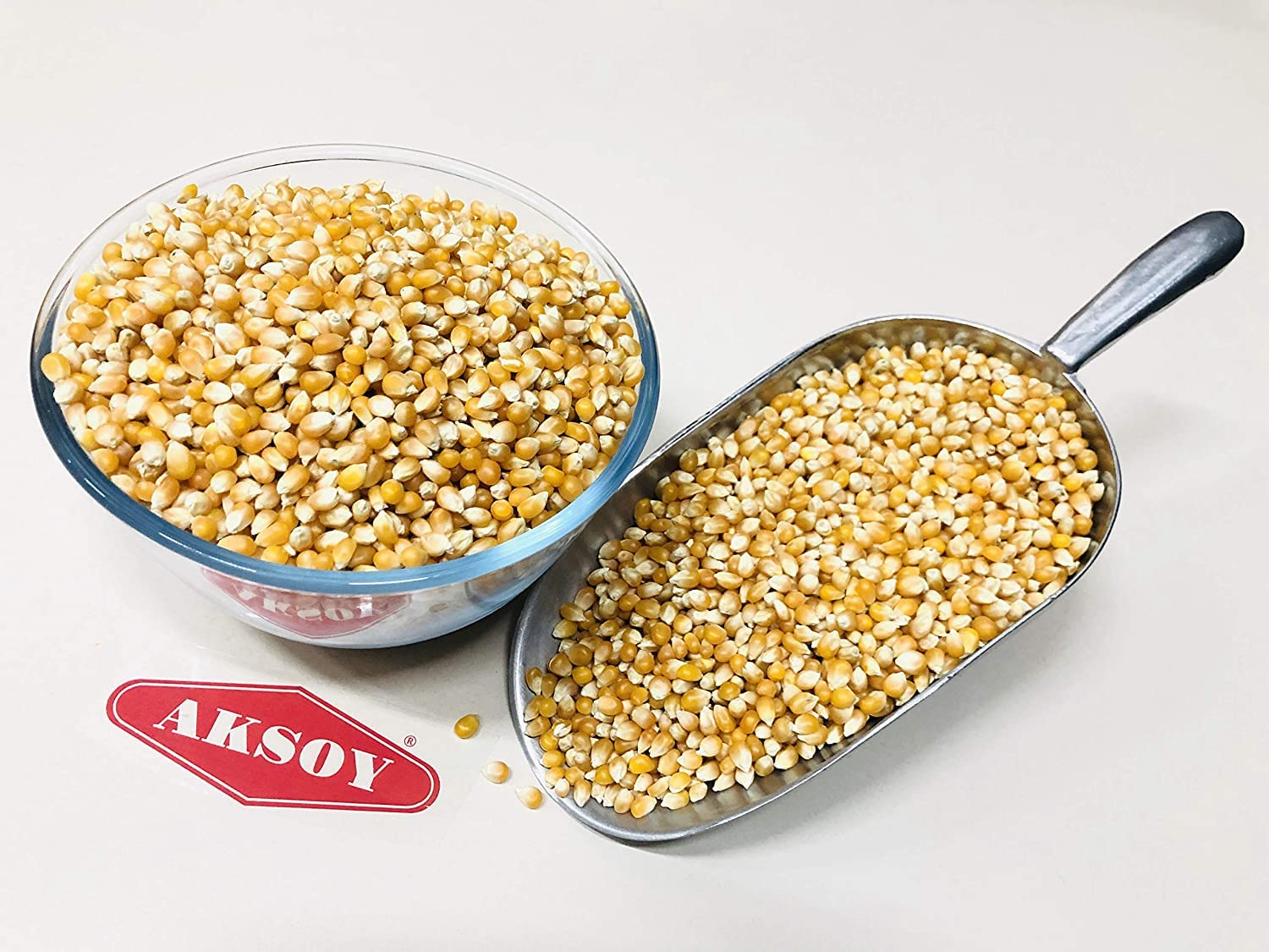 AKSOY Popping Corn Kernels - 1.25KG | Non-GMO Gourmet White Popcorn for Stovetop/Popper 6