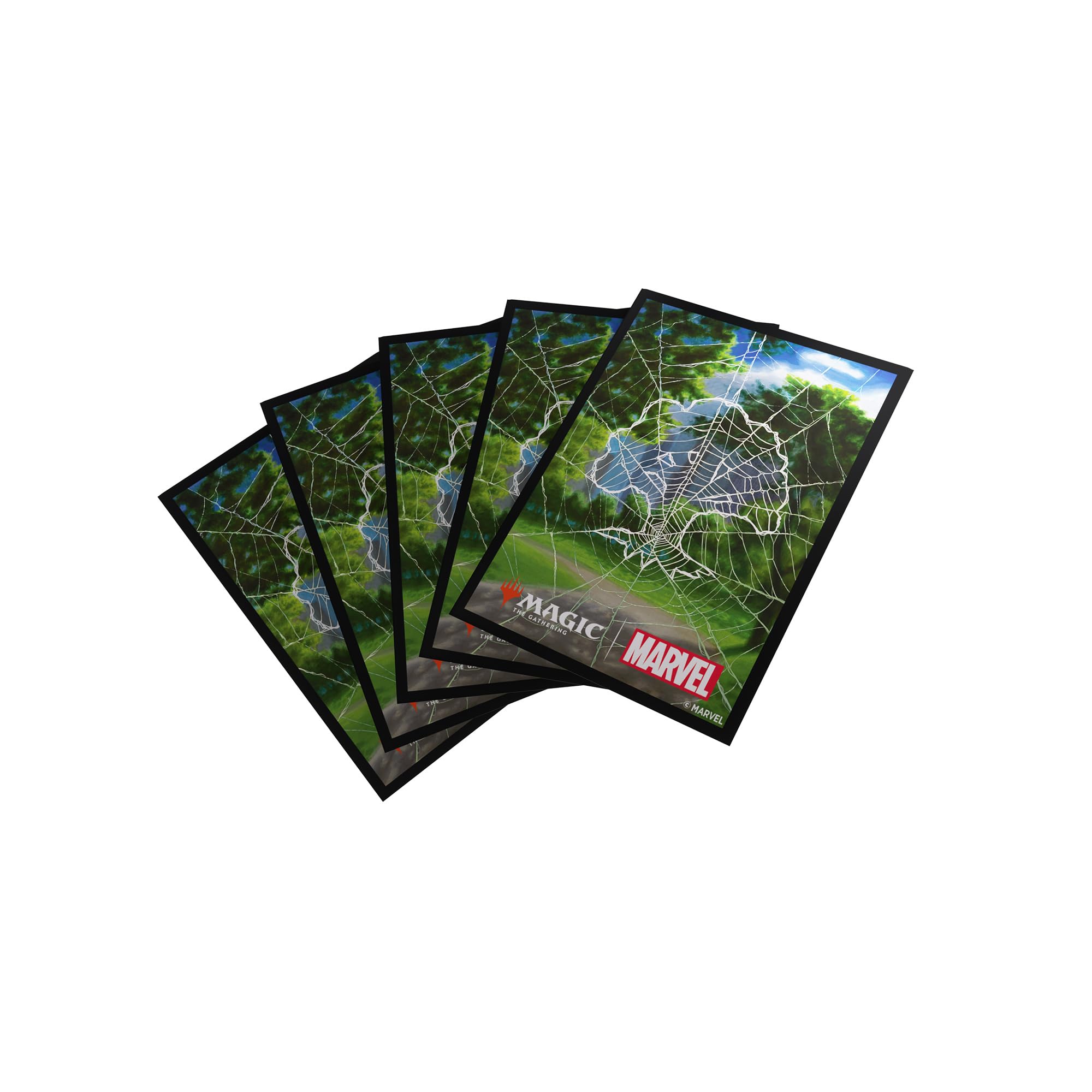 Gamegenic Premium Art Sleeves - Spider-Man Forest | Matte Back, Clear Front | 105 Count 1