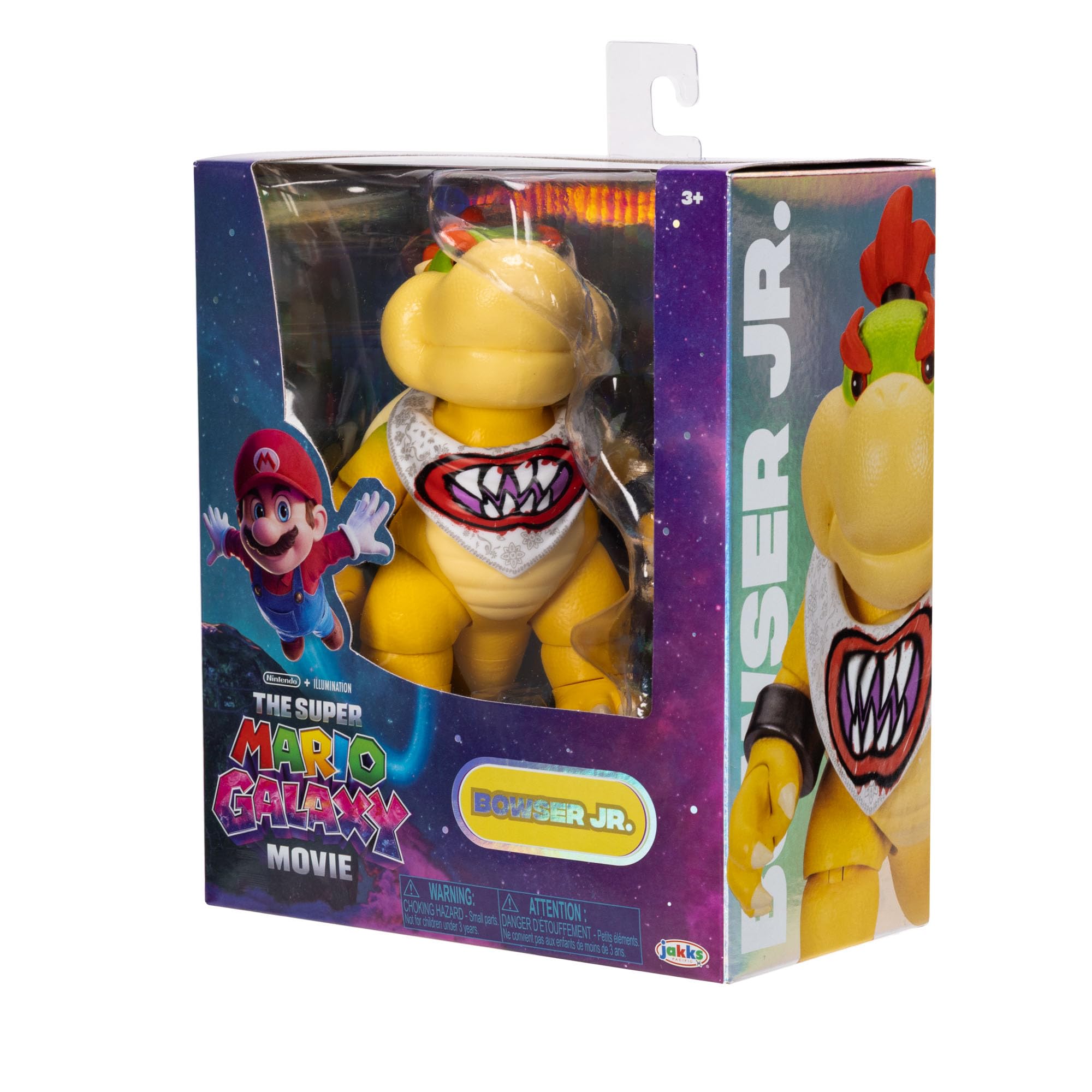 Jakks Pacific Super Mario Galaxy Movie Bowser Jr. Action Figure | 5-inch | 17 Points of Articulation 6