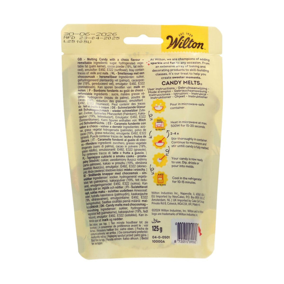 Wilton - Candy Melts Dark Cocoa Chocolate Flavour Melting Wafers 125g