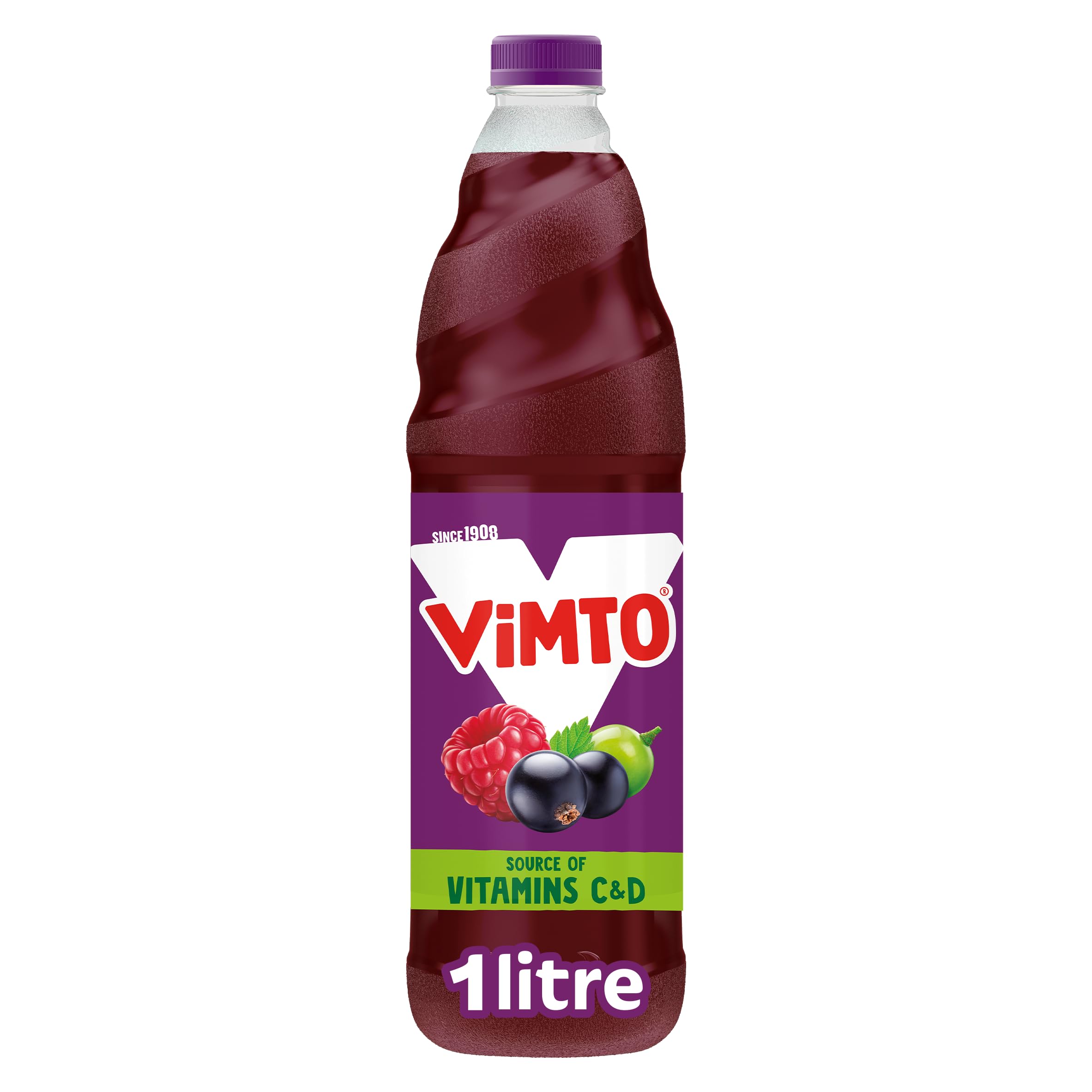 Vimto Squash - Concentrated Mixed Fruit Juice Drink with Vitamins C & D | 1 L