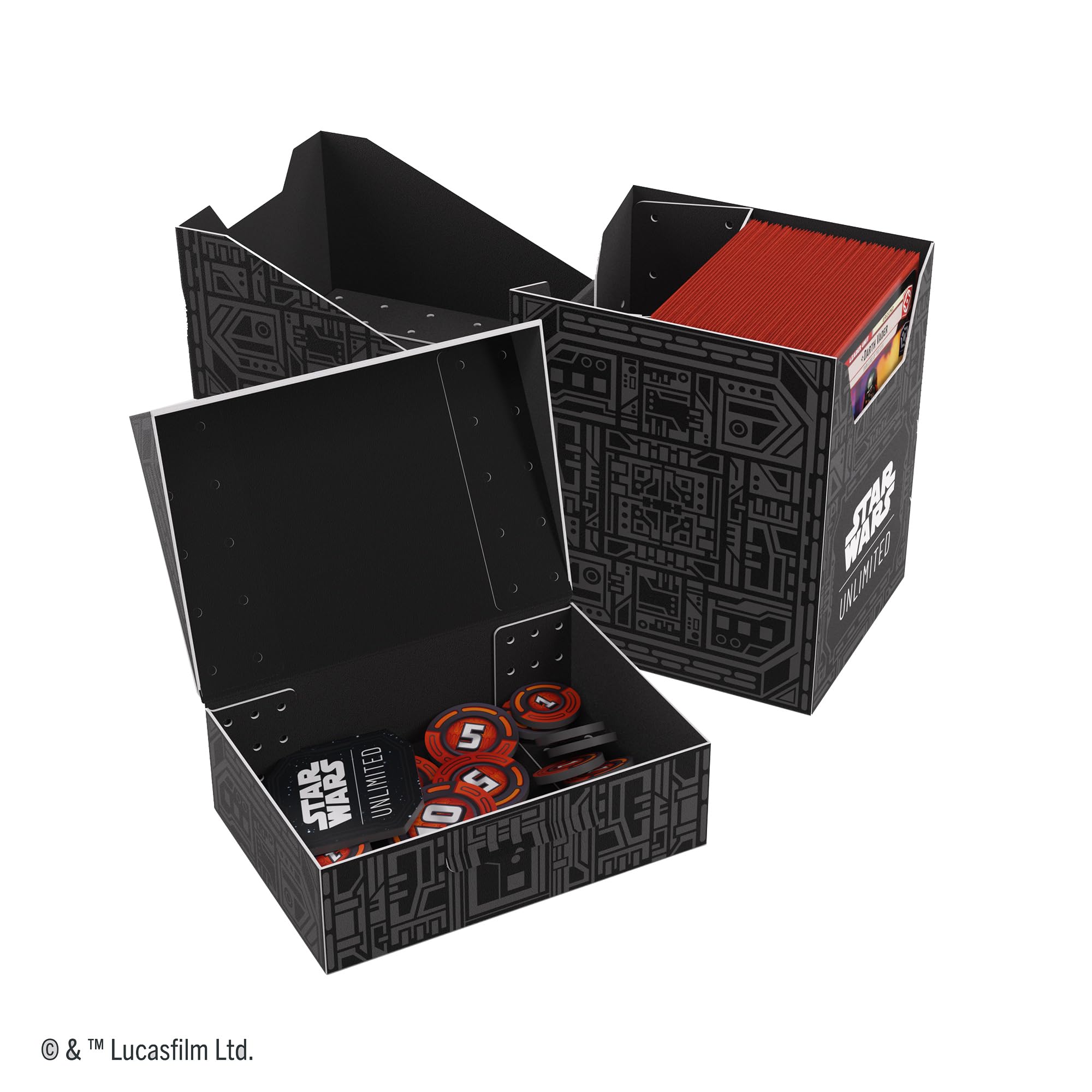 Gamegenic Star Wars: Unlimited Soft Crate Set 5 - Unlimited Pattern | Holds Double-Sleeved Deck + Token Box 4