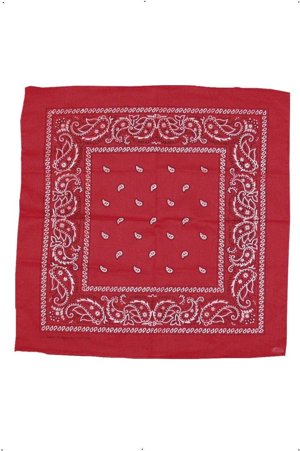 Smiffy's Cowboy Bandana Western Design - Red 2