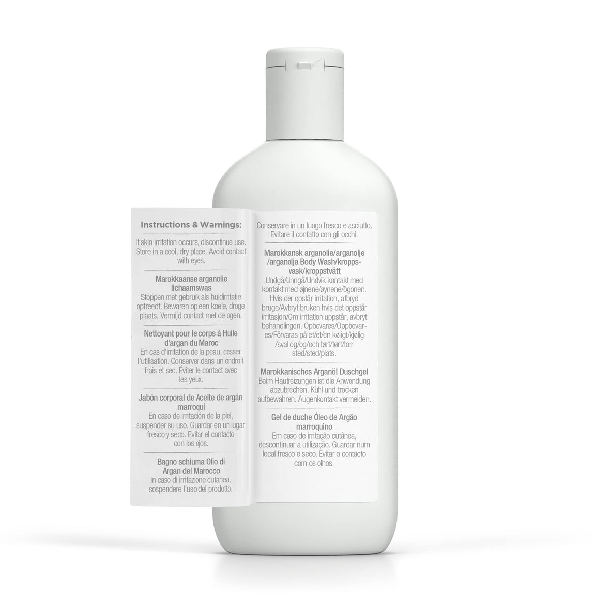 Dr. Organic Moroccan Argan Oil Body Wash Shower Gel - 250 ml, Vegan