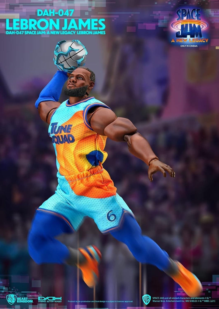 Beast Kingdom - Space Jam New Legacy DAH-047 Dynamic 8-Ction Lebron James Action Figure