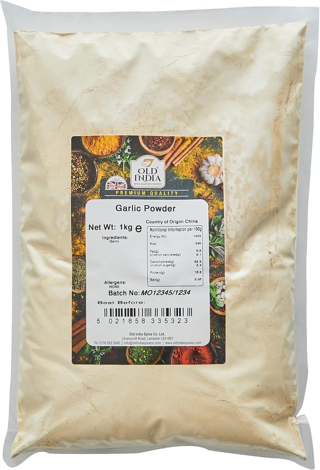 Old India Garlic Powder - 100% Natural, Additive-Free | 1kg 1
