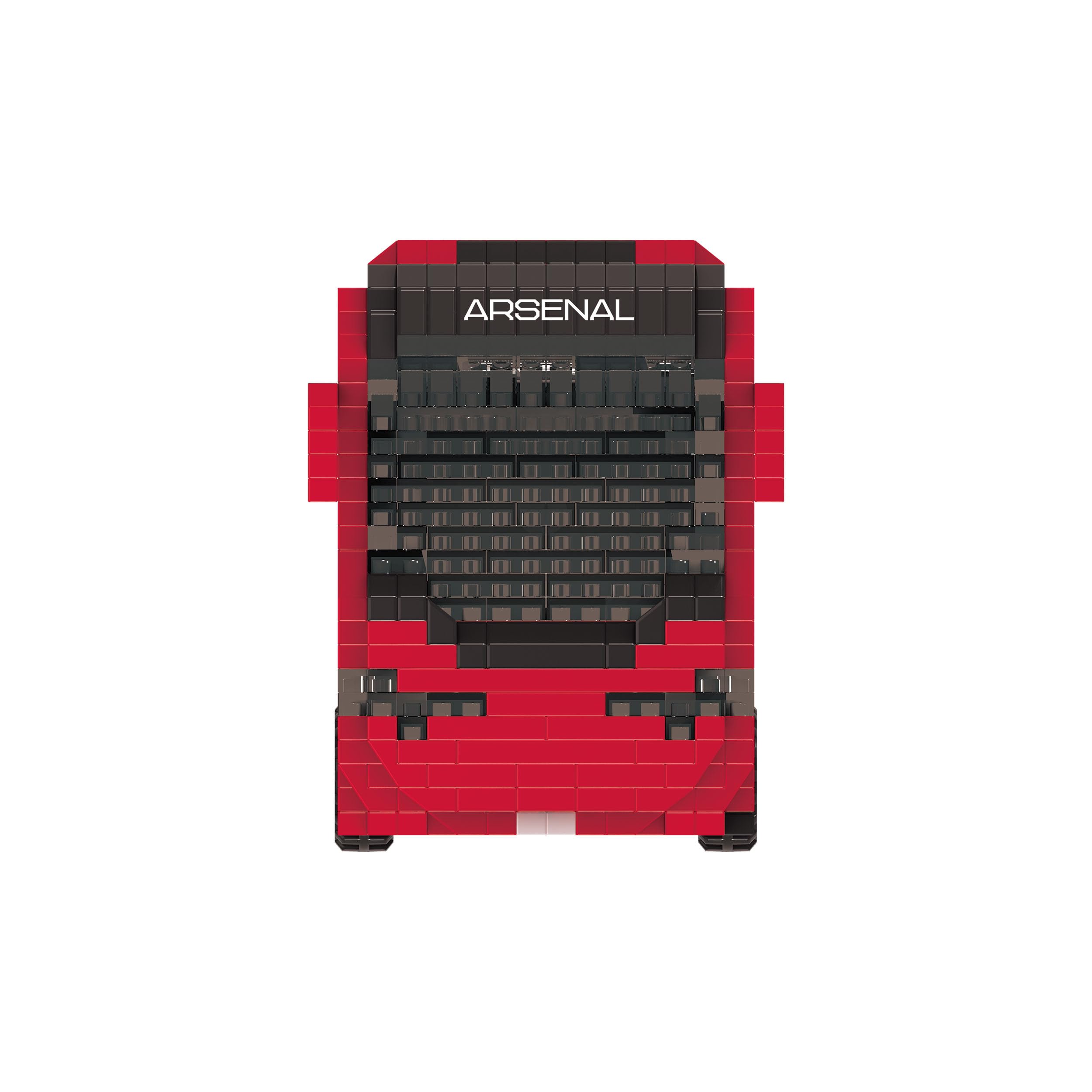 FOCO BRXLZ Arsenal FC Football Coach 3D Building Set | 1347 Pieces | Ages 12+ 3