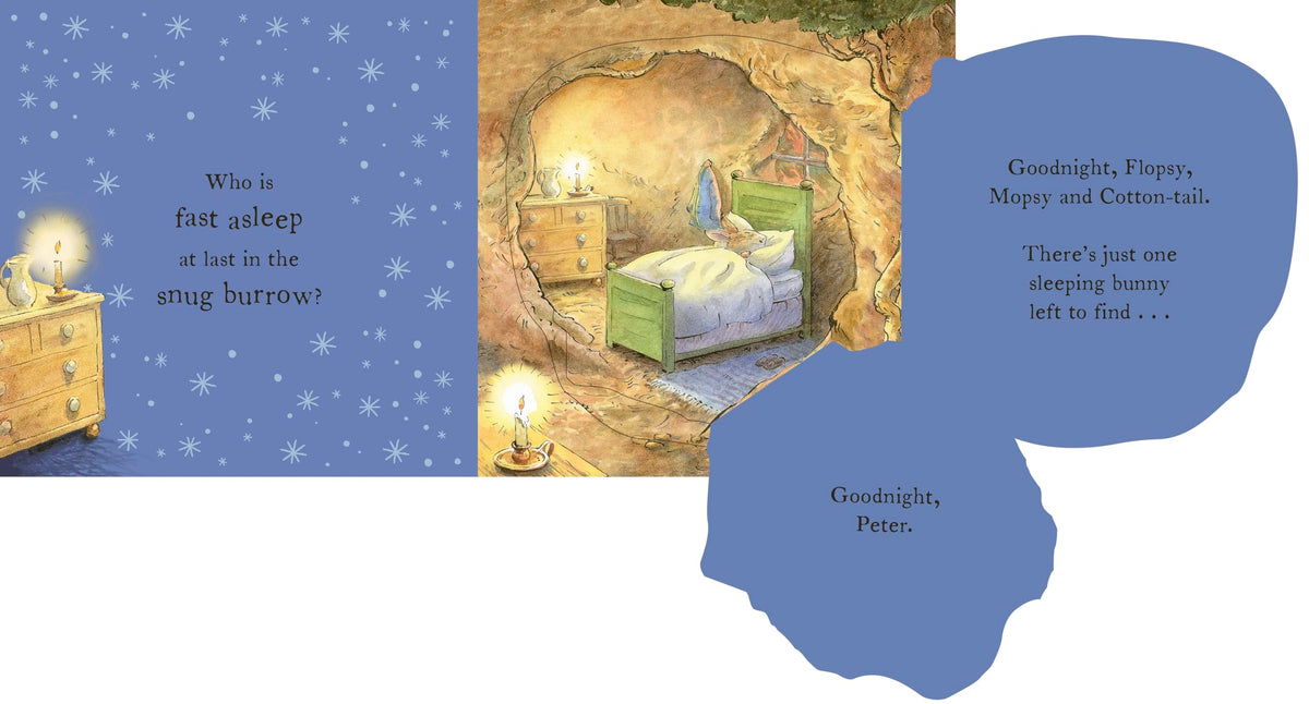 Peter Rabbit: Peter’s Bedtime - Lift-the-Flap Board Book, 10 Pages, Baby–5 Years