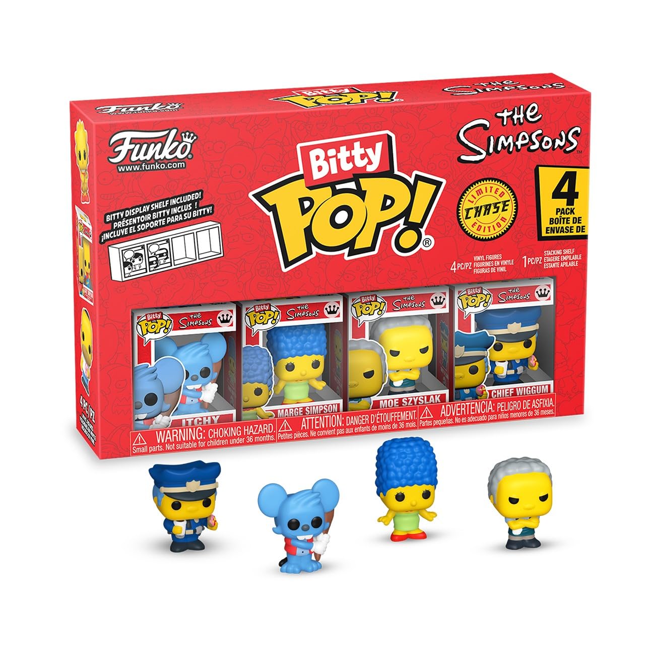 Funko Bitty Pop! The Simpsons Itchy 4-Pack with Mystery Mini Figure 6