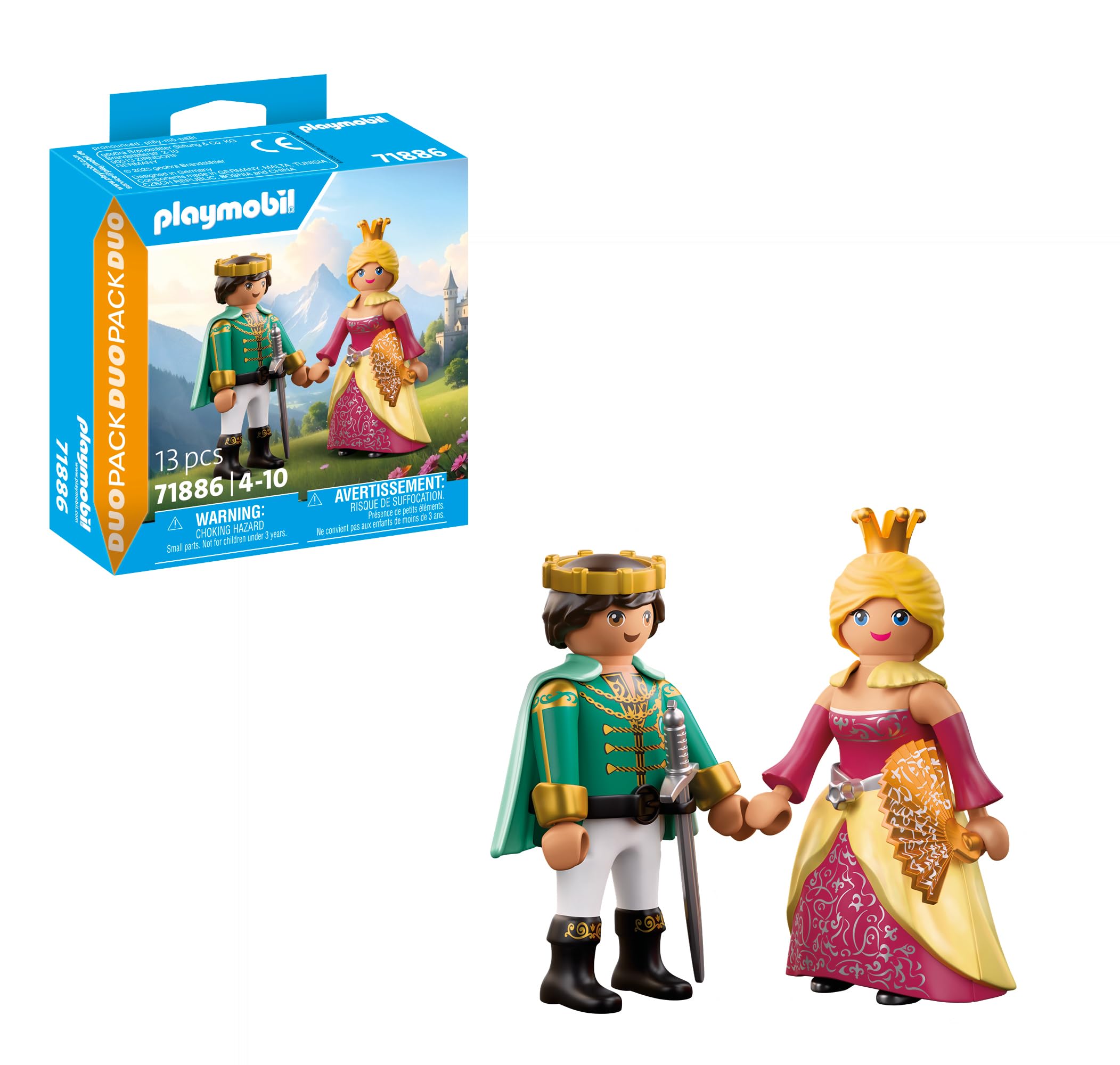 Playmobil Prince and Princess Playset - Royal Figures with Accessories, Ages 4+ 1