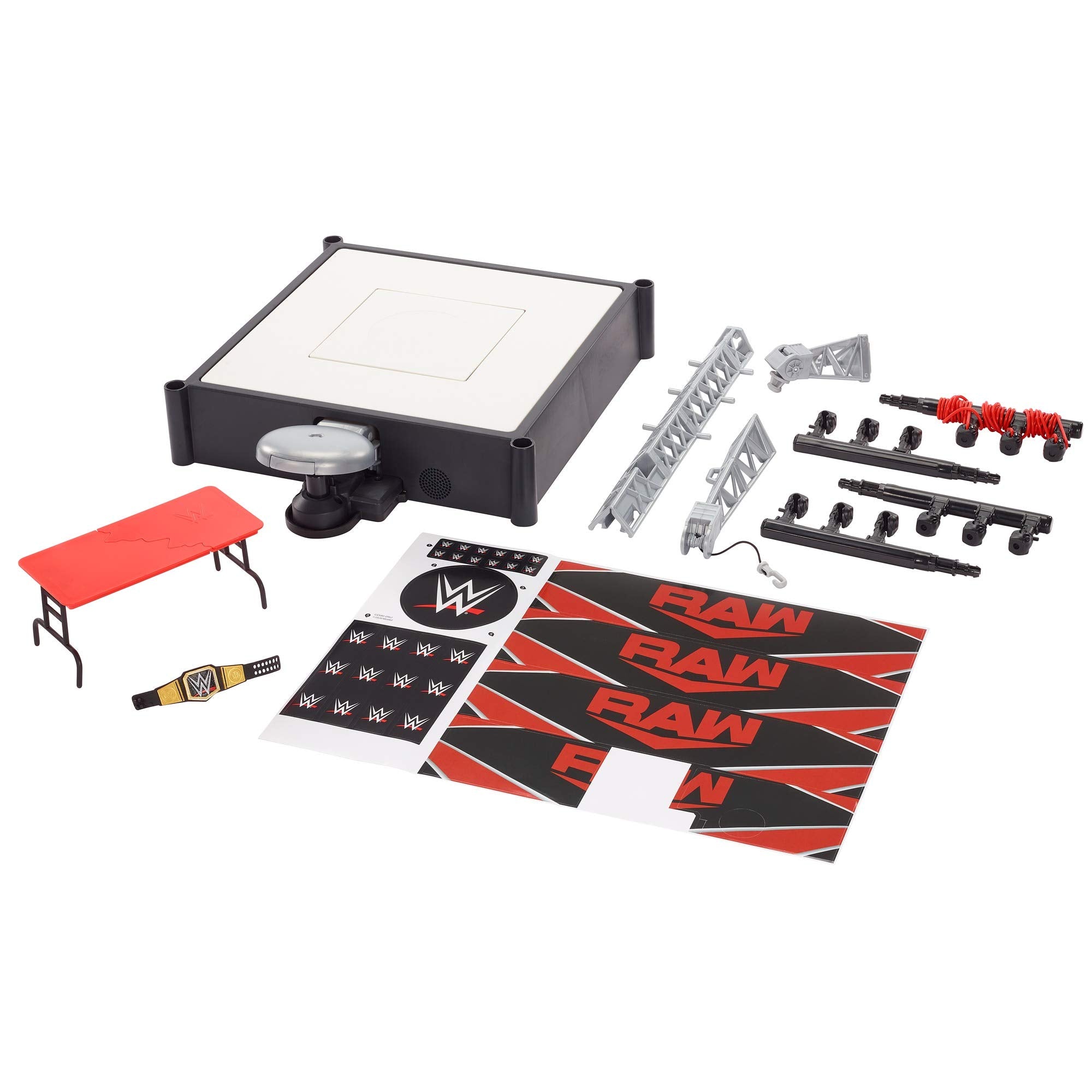 Mattel WWE Wrekkin Kickout Ring Playset - 2-Mode Action Figure Arena with Breakaway Table, Ages 6+ 8
