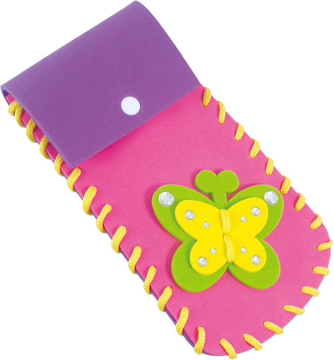 Galt First Sewing Kids Craft Kit - Foam Sewing Set with Pencil Case, Purse & Frame