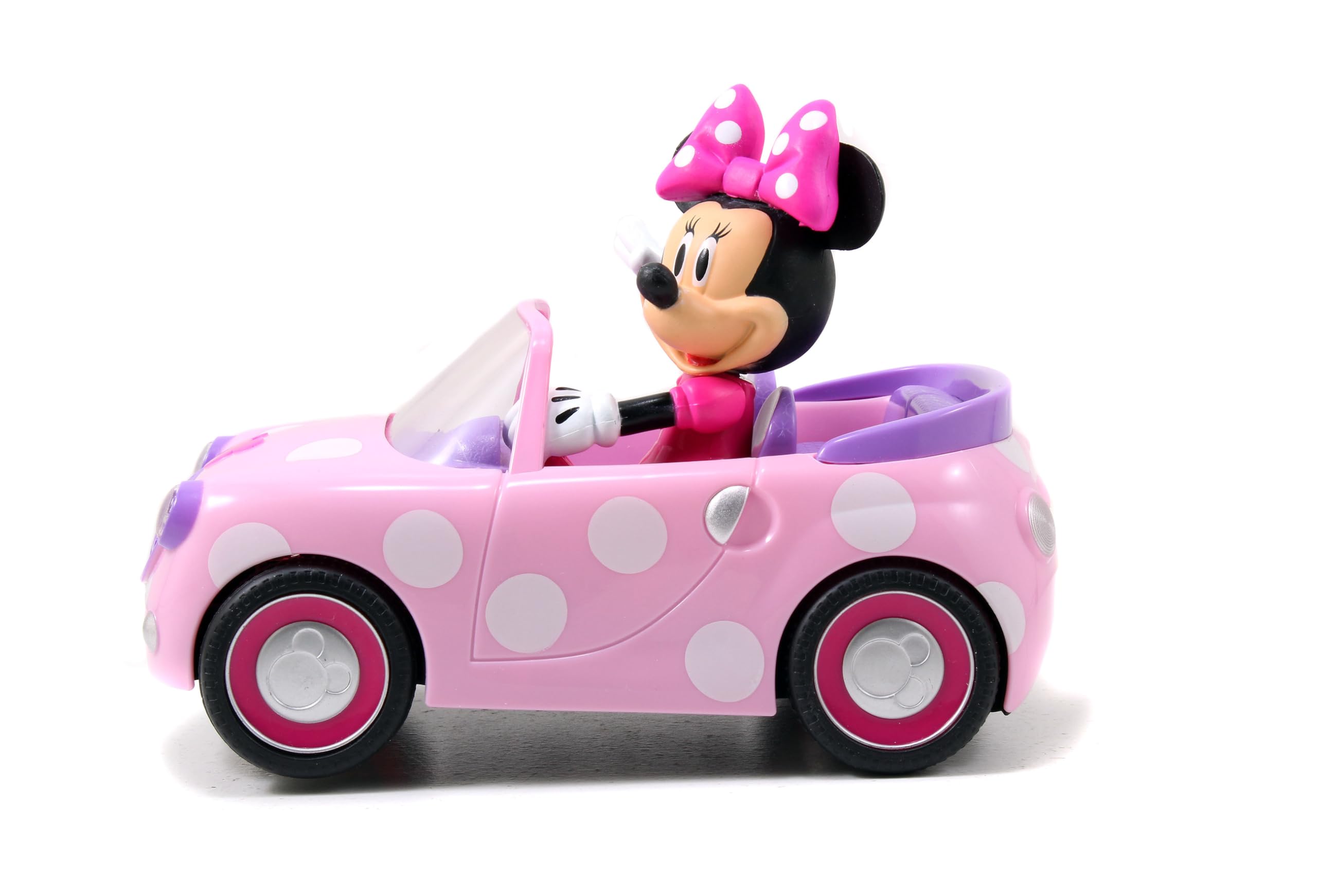 Jada Disney Minnie Roadster Radio-Controlled Car - Pink, Ages 3+ 3