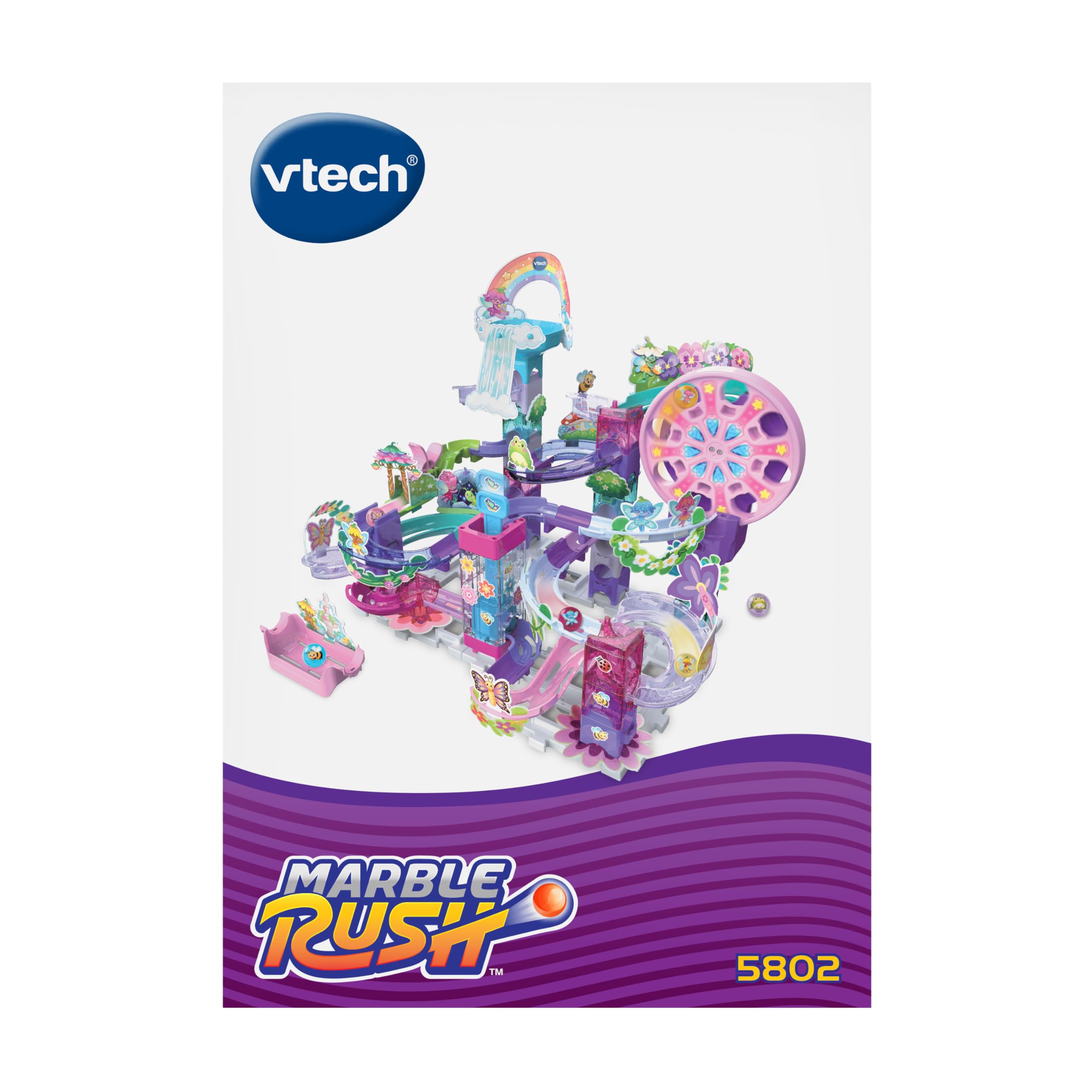 VTech Marble Rush Petal Power Construction Set - 96 Pieces | Ages 4+ 7