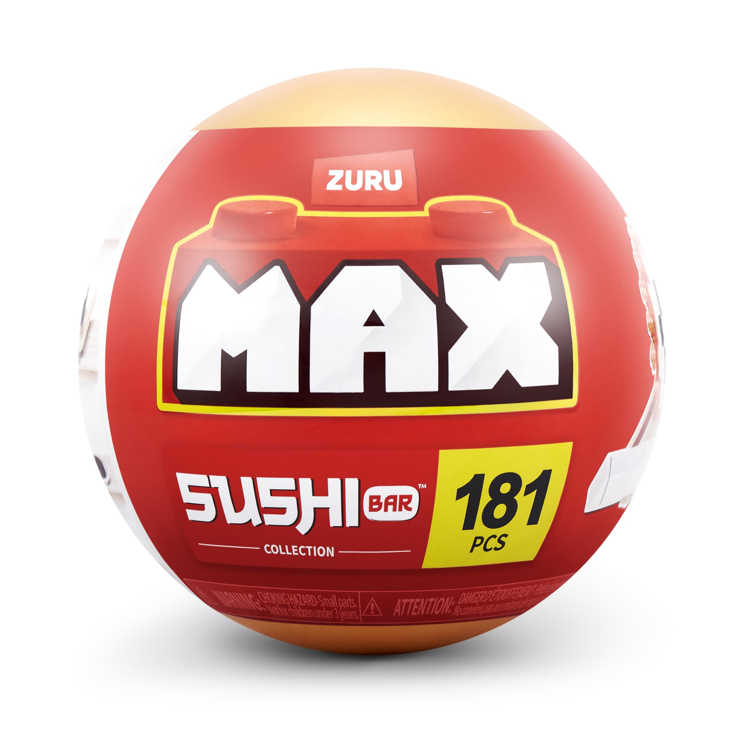 Max Build More Sushi Bar Collection - California Roll Building Set | 181 Pieces | Ages 8+