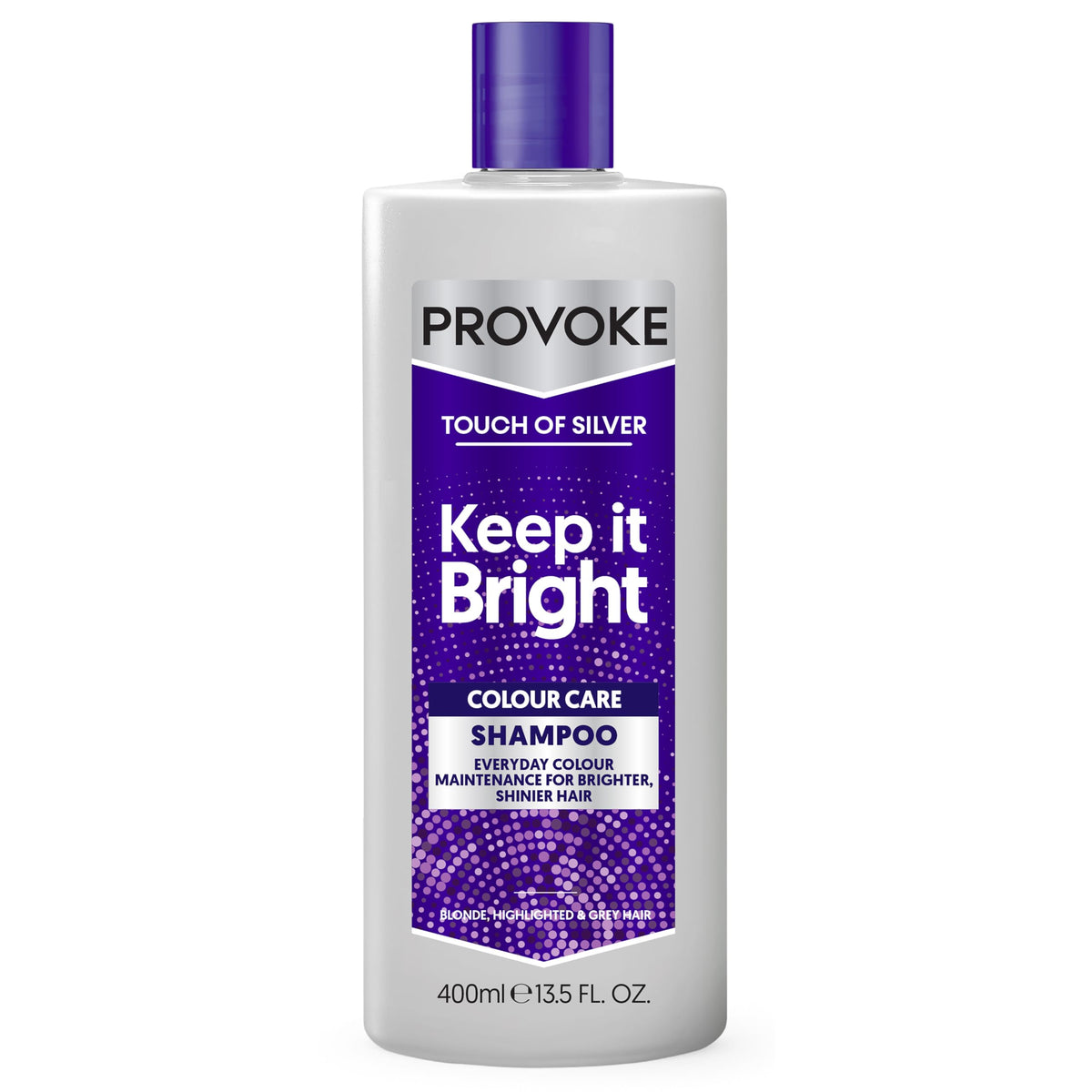 PROVOKE Touch Of Silver Colour Care Shampoo - Color Protection, High Gloss | 400 ml