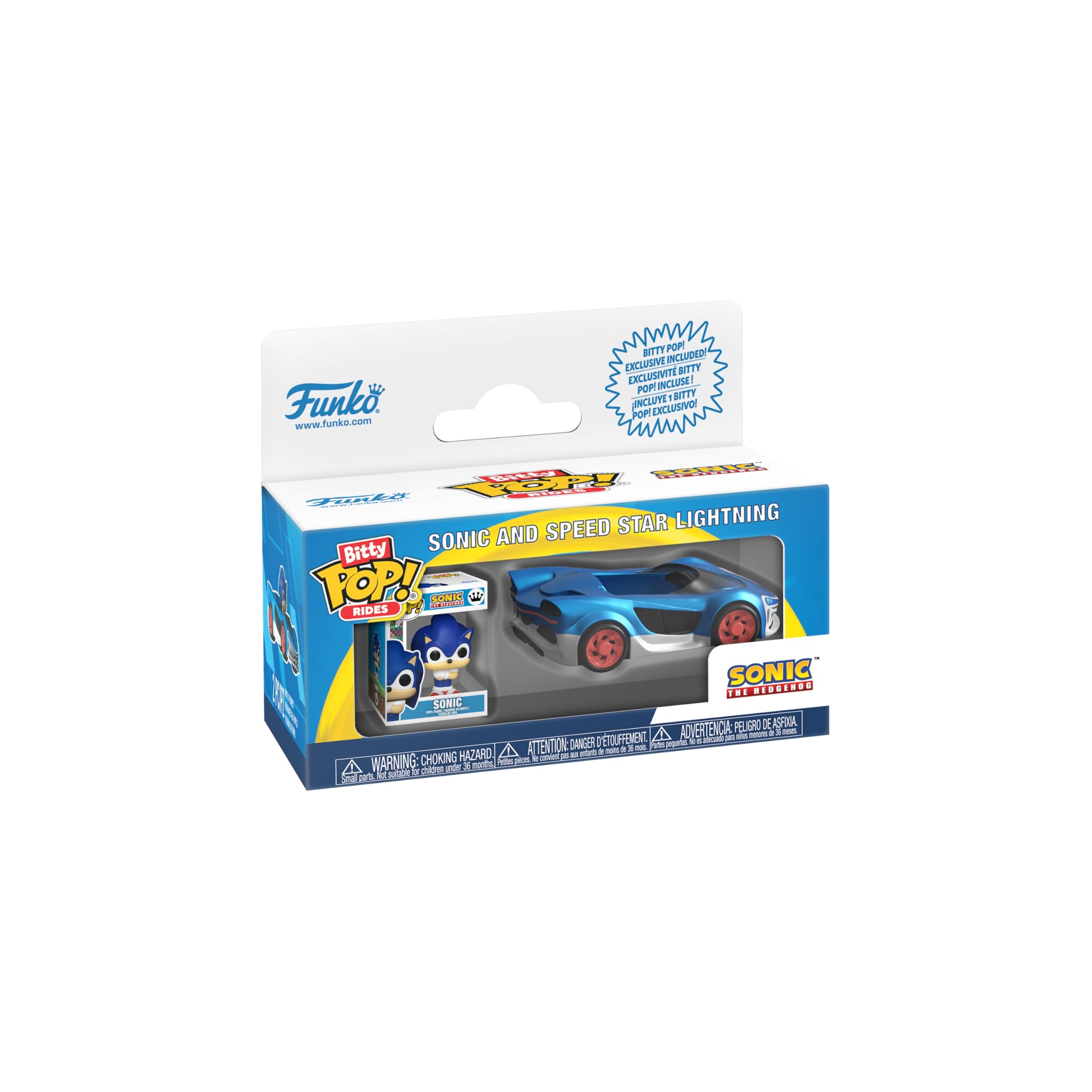 Funko Bitty POP! Ride: Sonic The Hedgehog - Speed Star with Sonic | Vinyl Figure