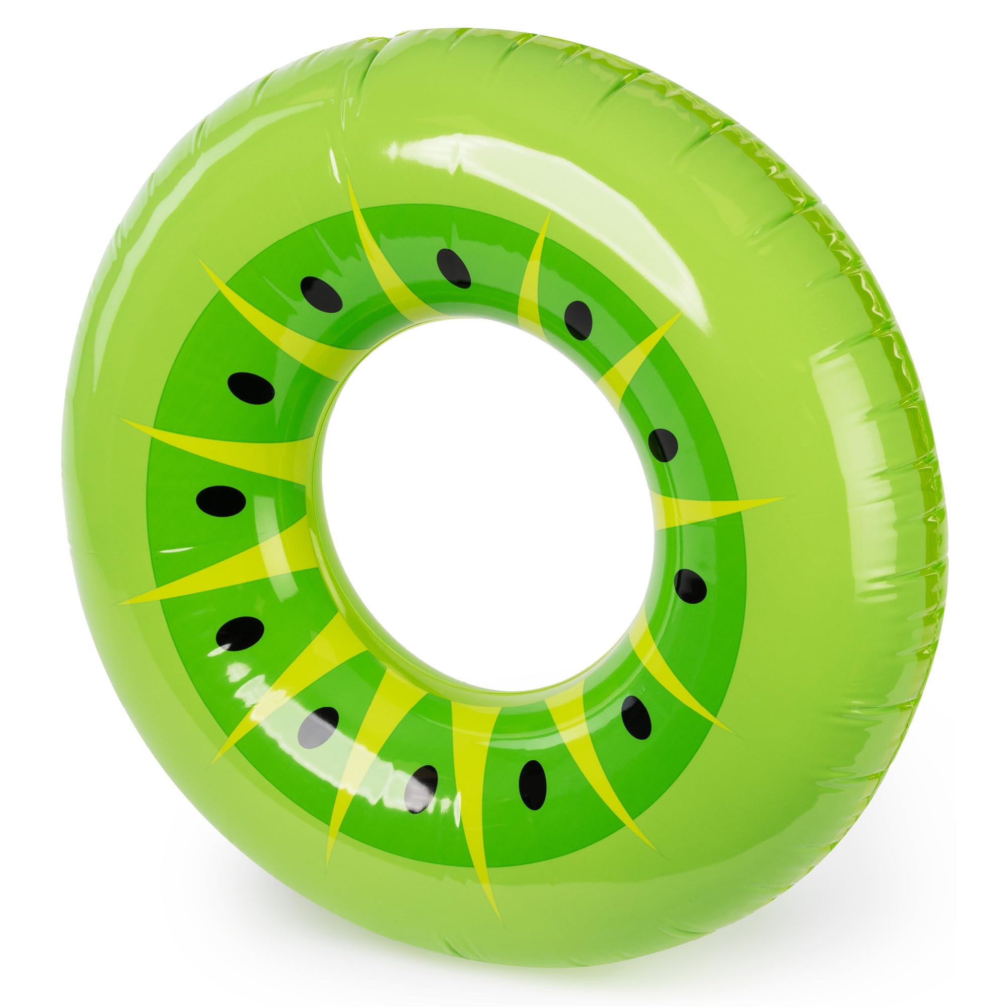 SPLASH! Inflatable Swimming Ring 90cm - Durable PVC Fruit Design | Supports 80kg 1