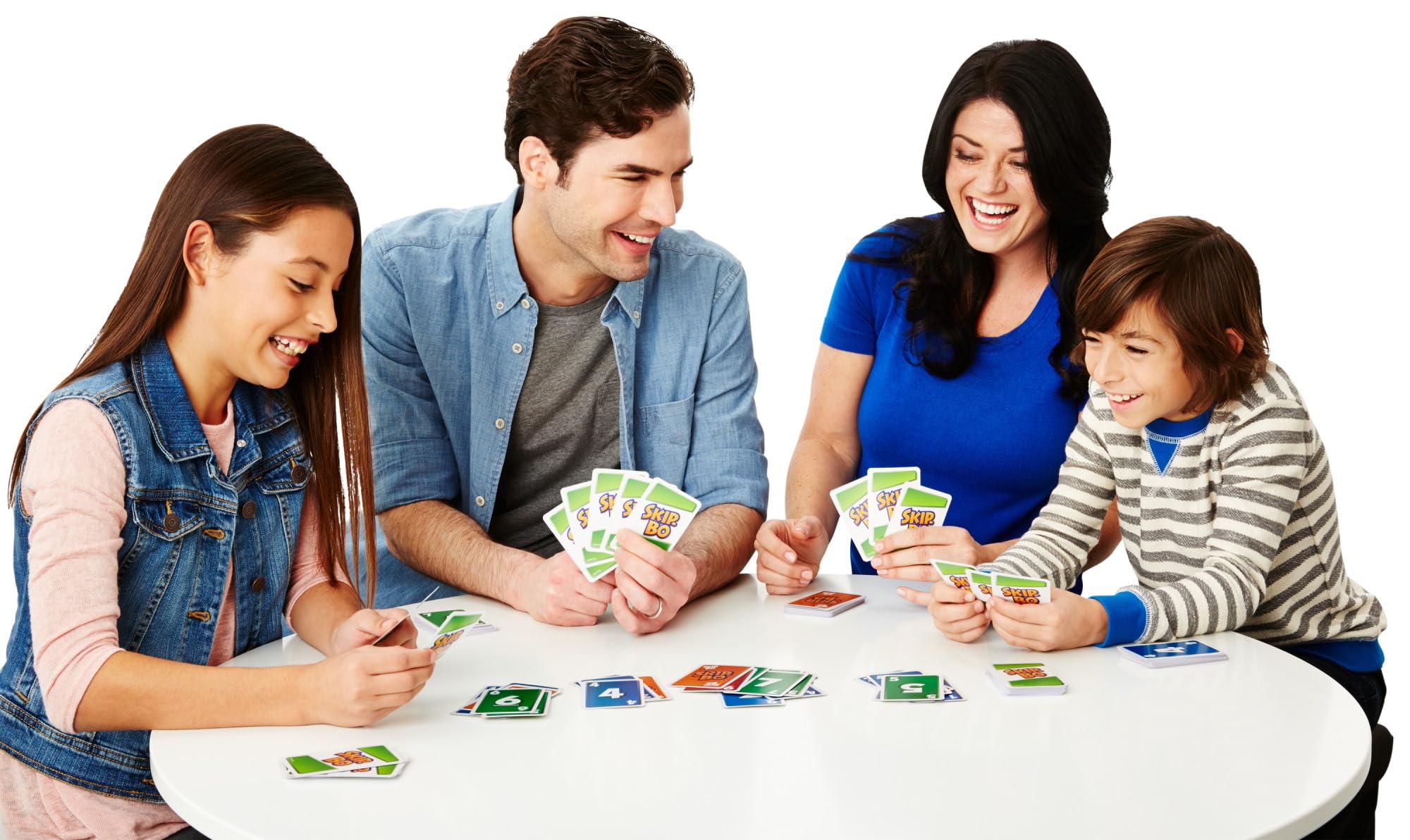 Mattel Games, SKIP-BO Card Games for ages +7, card sequencying family game from UNO creators, 52370 6